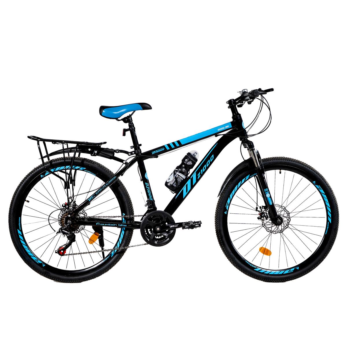 Xe đạp dtz1000 vành nan màu xanh