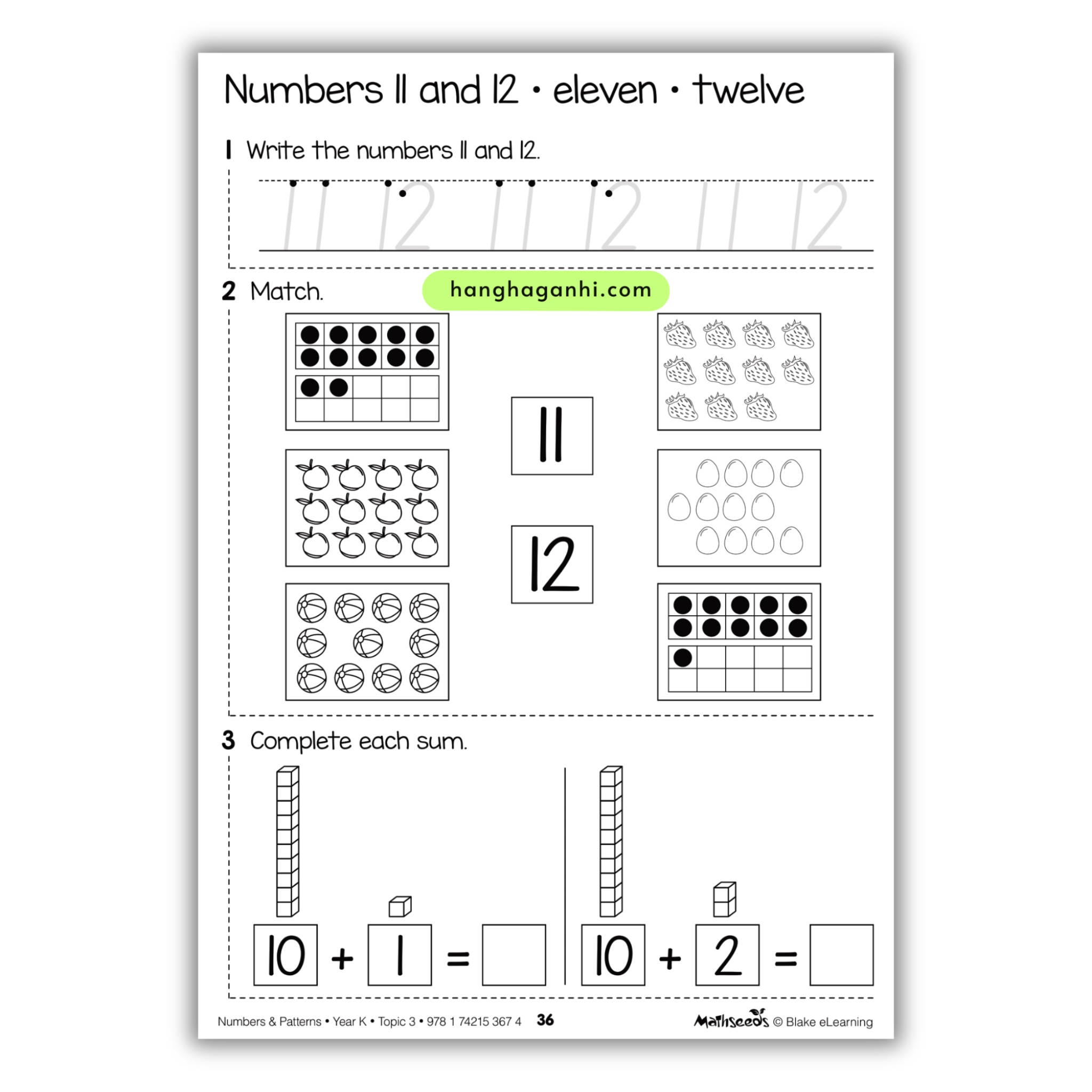 Reading Eggs Numbers and Patterns Grade K, Sách Toán học, tìm quy luật cho bé mầm non Tiếng Anh_thumbnail_8