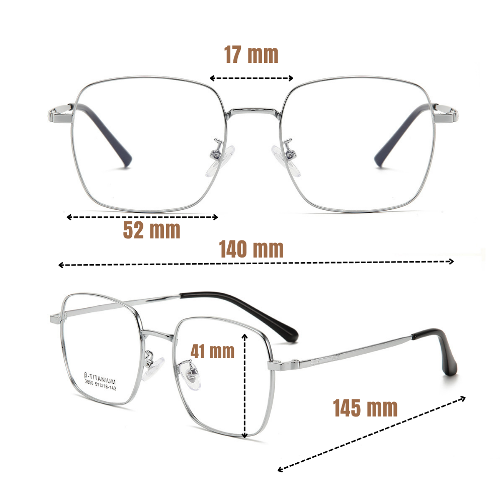 Classic Titanium Eyewear Đa Giác Model TT05_thumbnail_5