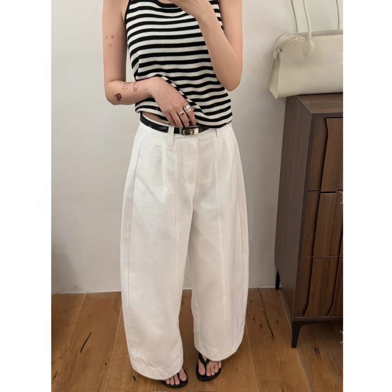 E333 QUẦN KAKI ỐNG CONG PHỐI GÂN OSHIRI 4 MÀU_thumbnail_14