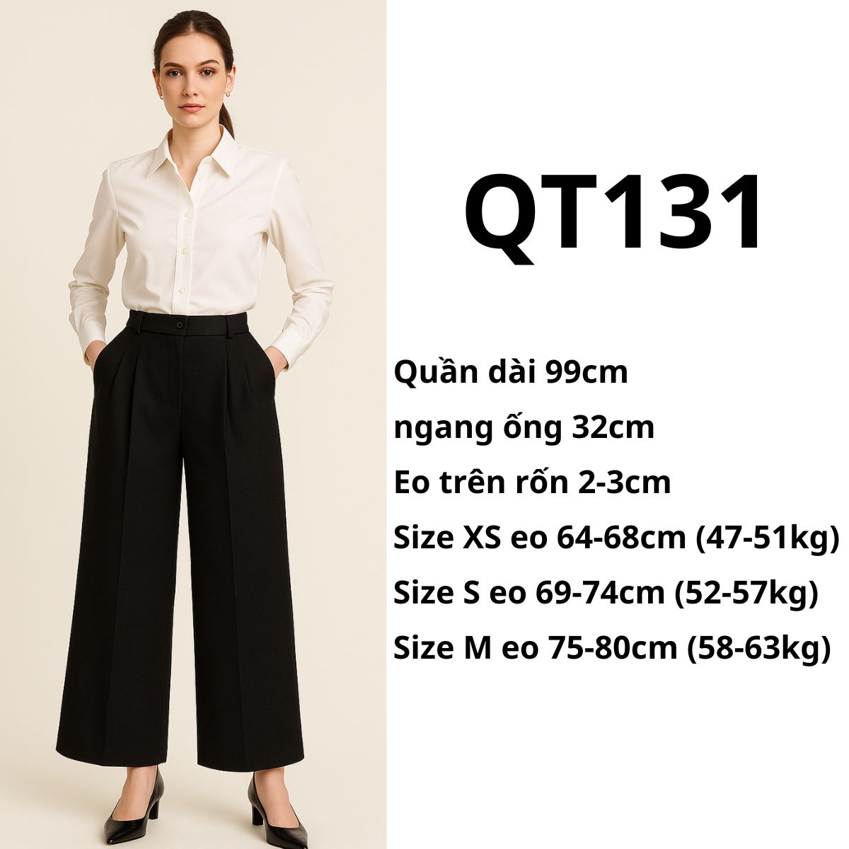 QT131 QUẦN TÂY ZAGÀ