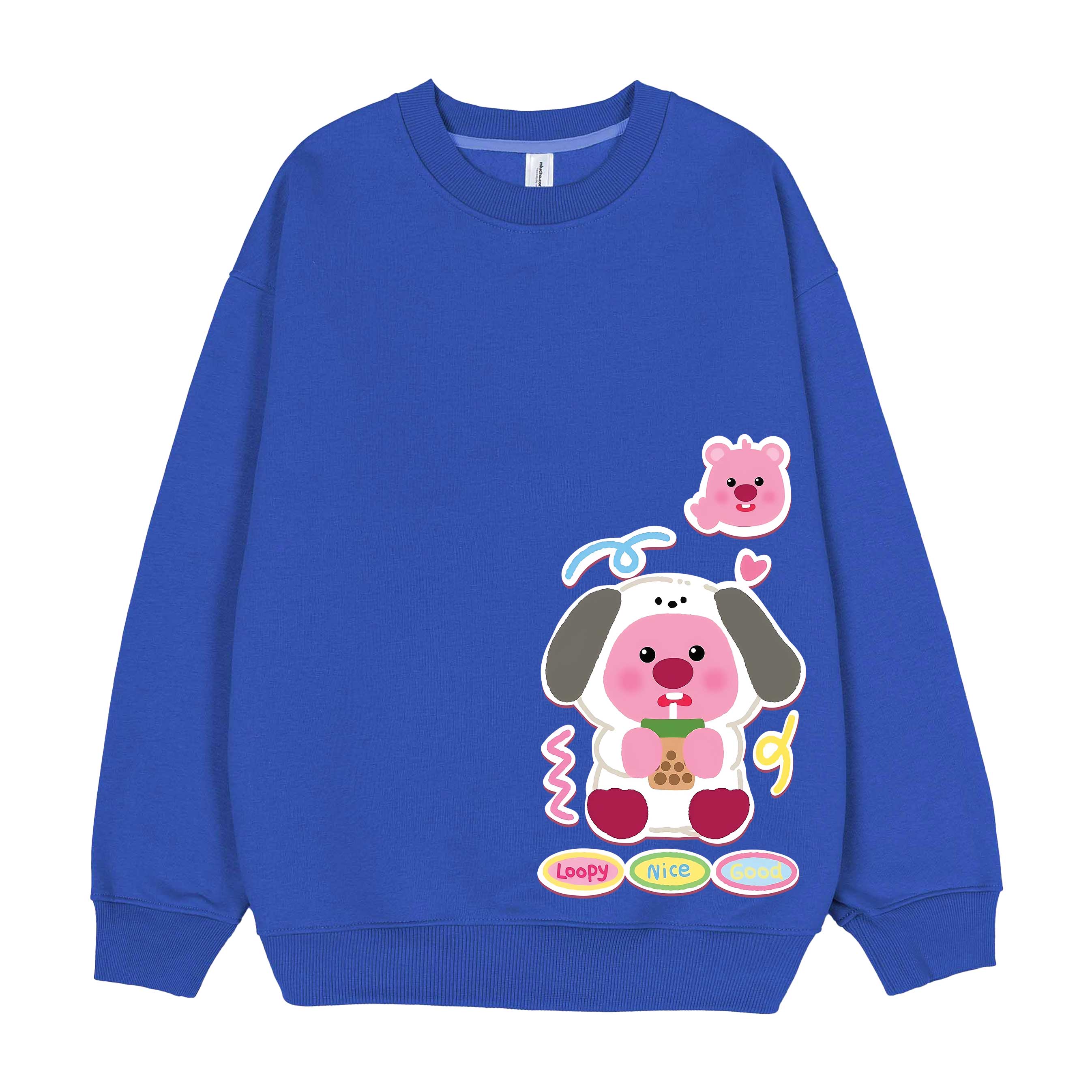 Áo sweater gấu Loopy unisex local brand STD759 Miucho chân cua in artwork_thumbnail_8