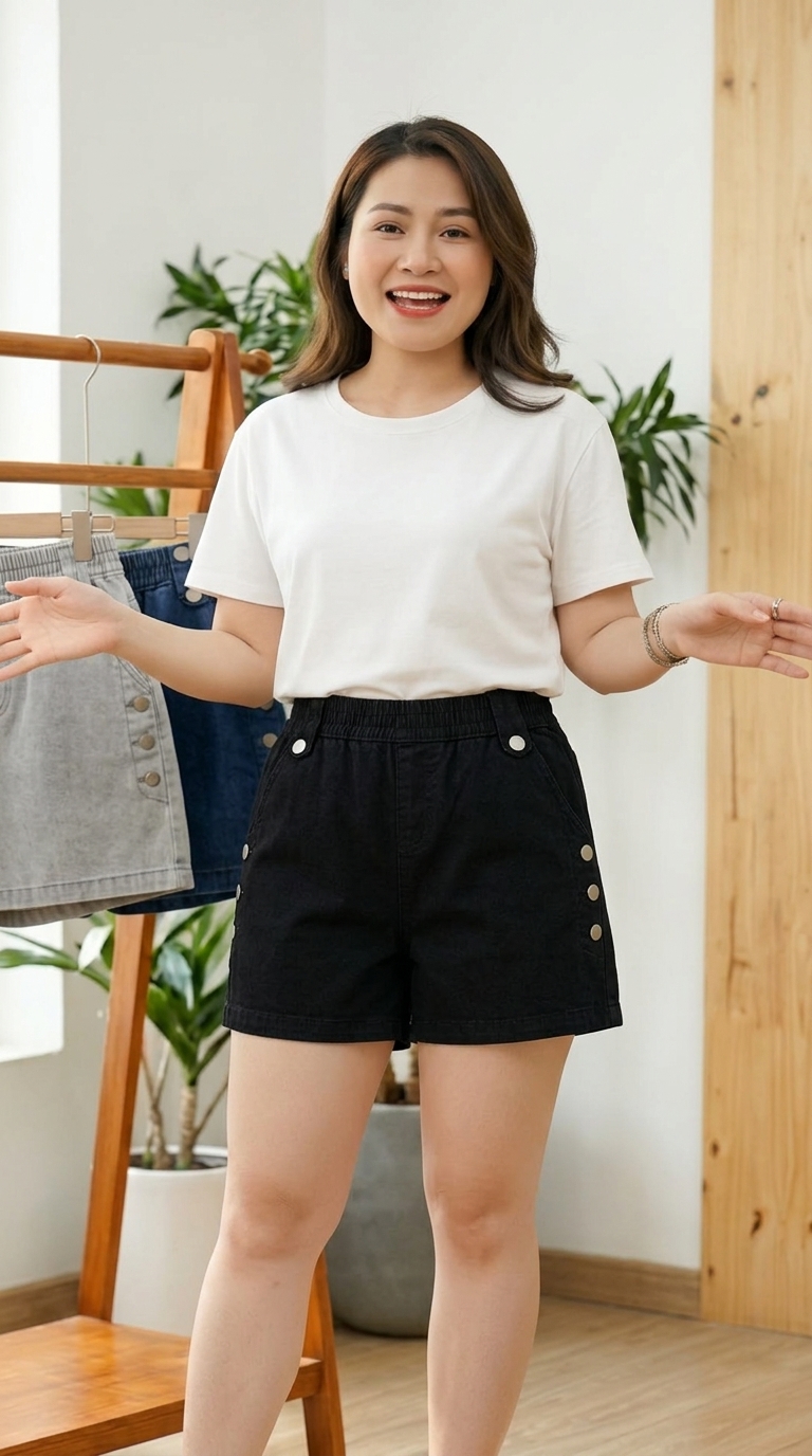 QJF014-Quần Short Jean Phối Cúc_thumbnail_1