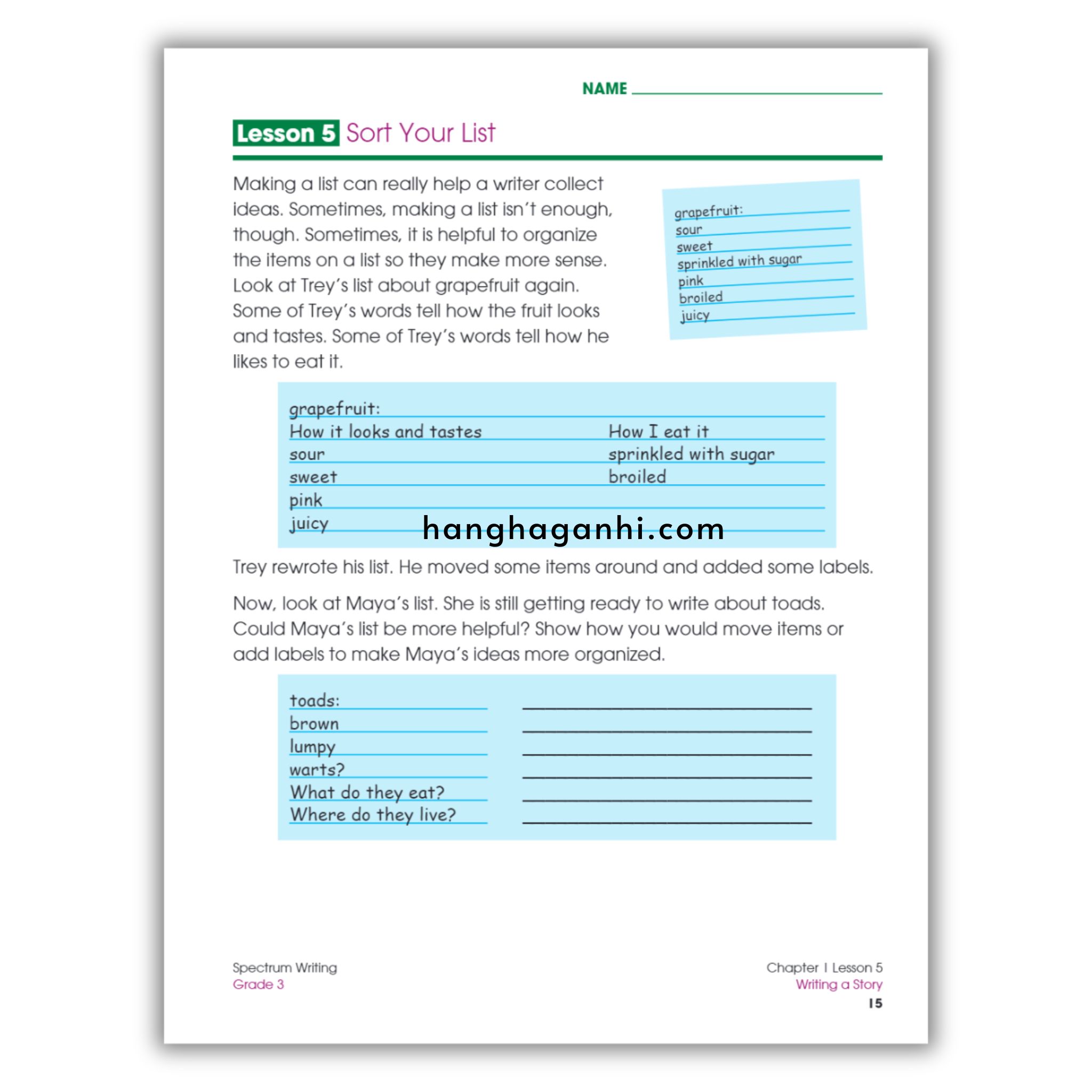 Sách Spectrum Writing Workbook Grade 3_thumbnail_8