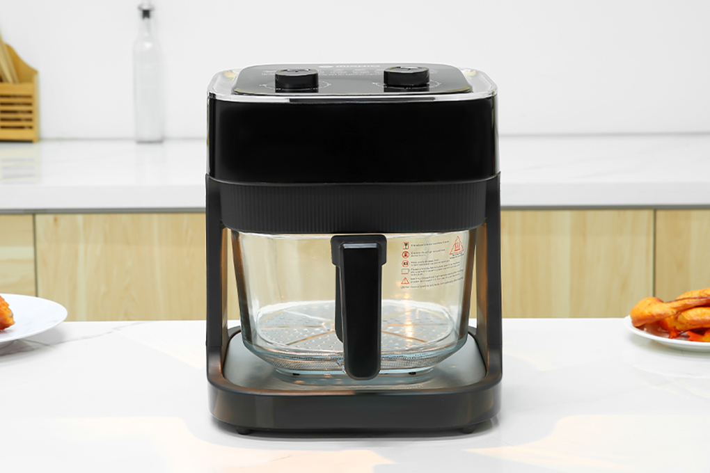 Nồi chiên không dầu lòng thuỷ tinh Mishio MK373 không lo bong tróc chống dính_thumbnail_16
