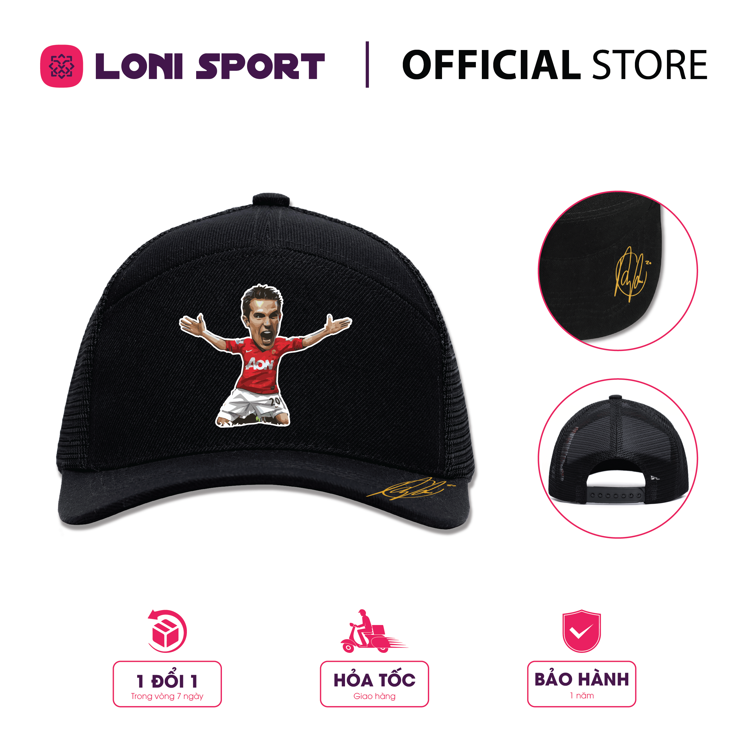 Nón lưỡi trai phối lưới - đen_thumbnail_14