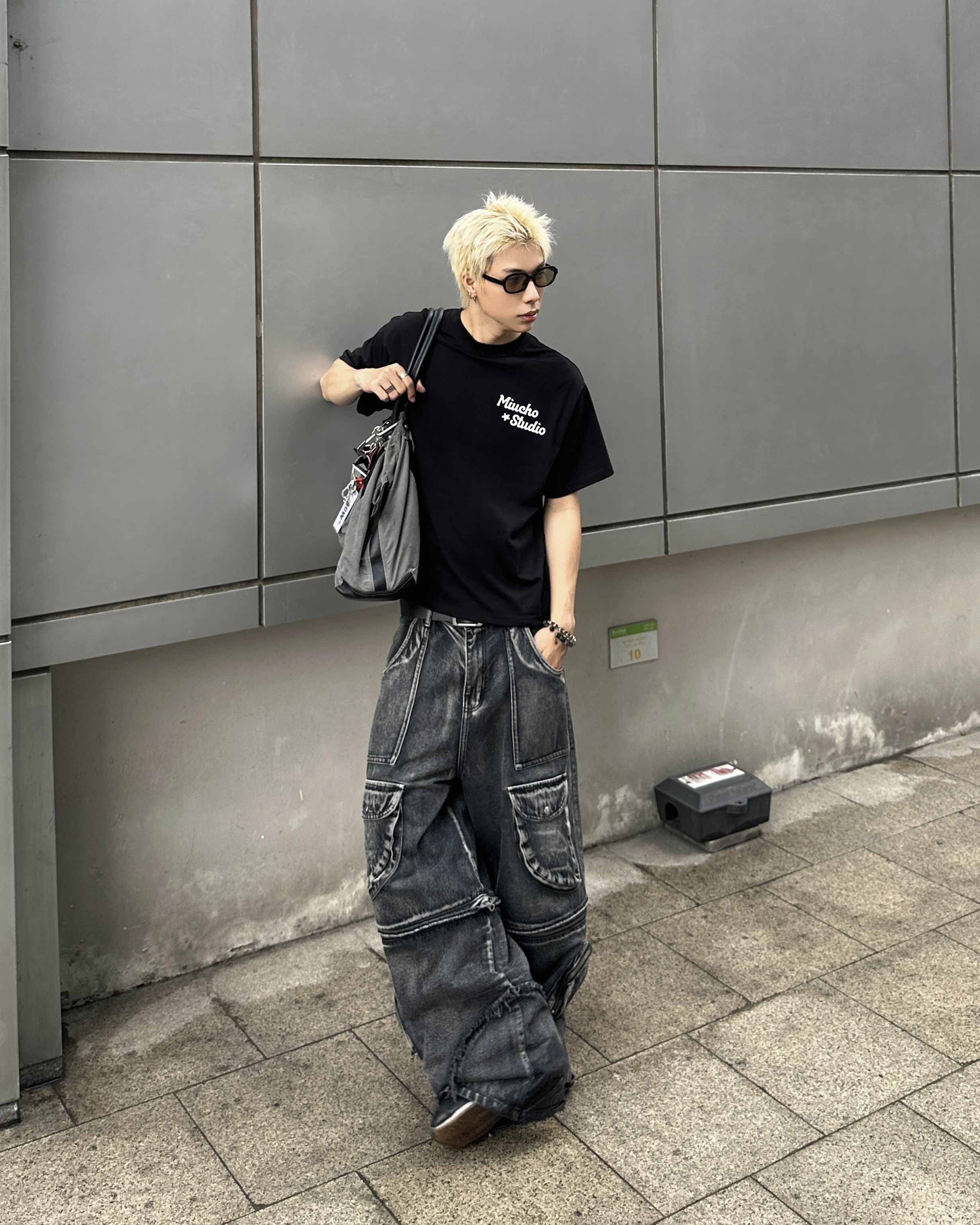 Áo phông local brand form boxy 2168 Miucho Club vải cotton 2c 250gsm cổ tròn đứng form in mix_thumbnail_6