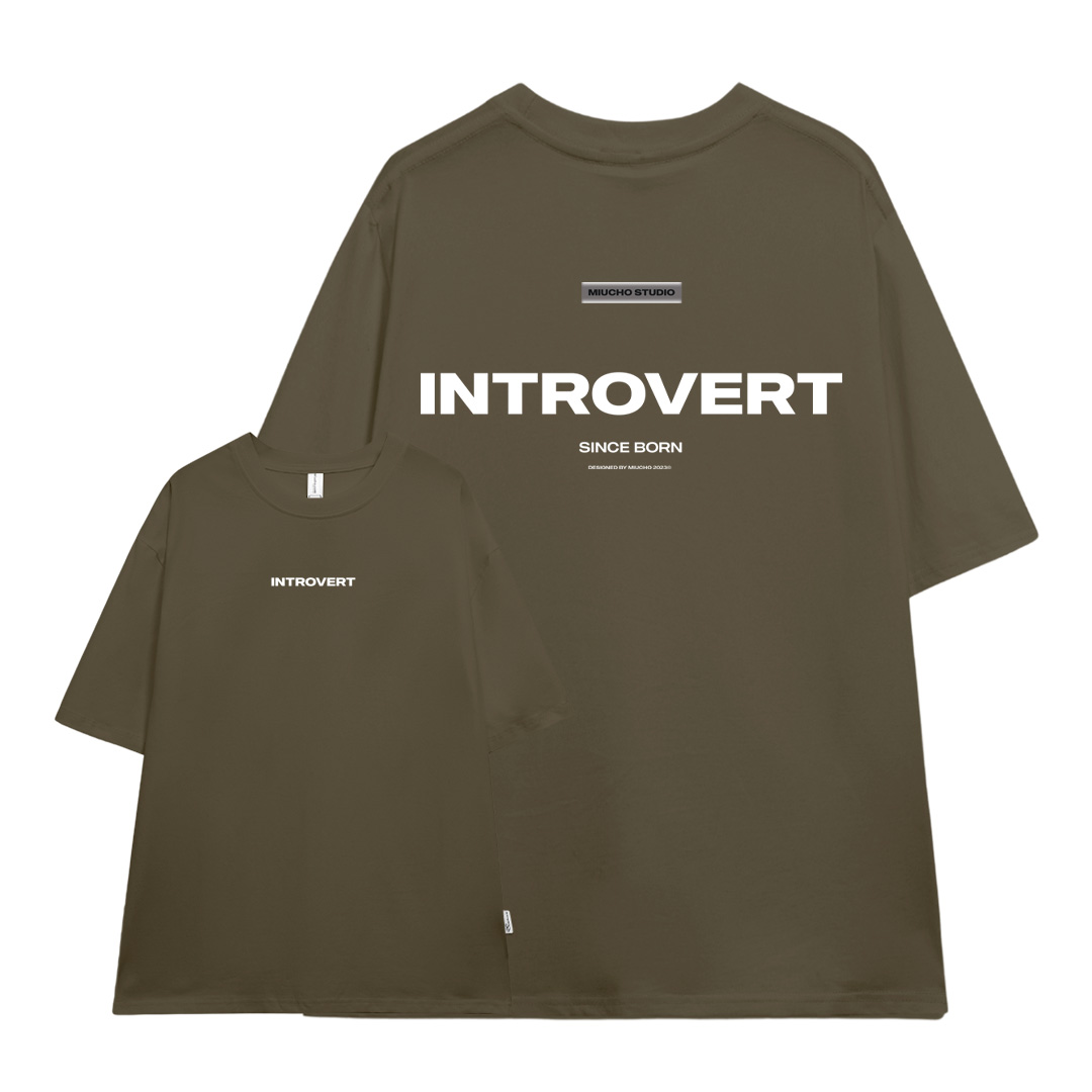 Áo thun unisex form rộng AT383 Miucho chất vải cotton in brand name_thumbnail_17