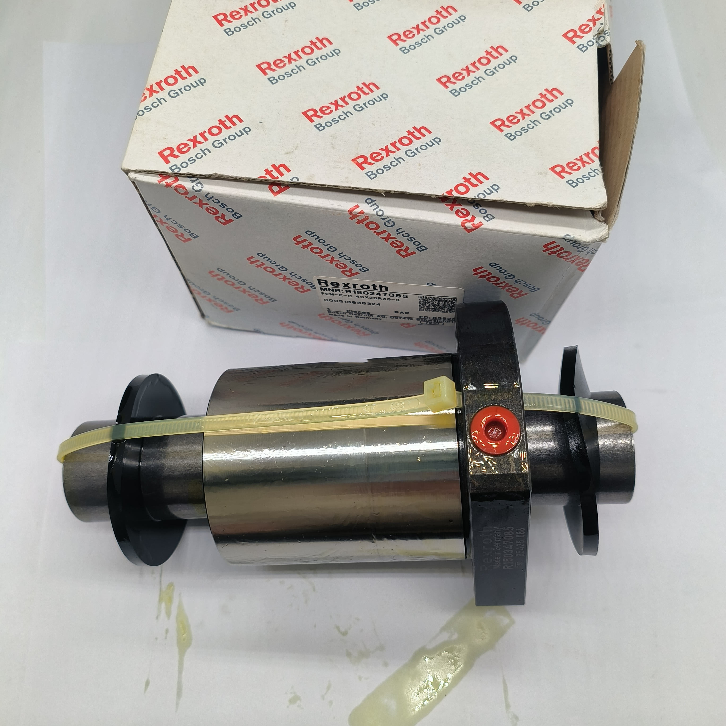 Đai ốc vít me bi Bosch Rexroth R150247085 (40x20) - Hàng Chính Hãng Đức (Hoặc: Đai ốc máy CNC Bosch Rexroth FEM-E-C 40X20RX6-3 R150247085)_thumbnail_3