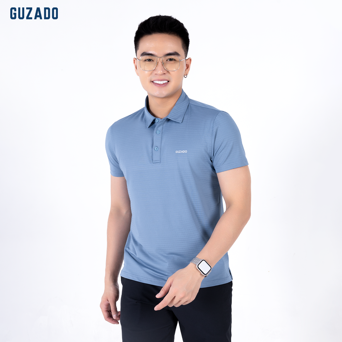 Áo Polo thể thao nam CoolMax-S1 Logo thương hiệu Guzado GPL01_thumbnail_24