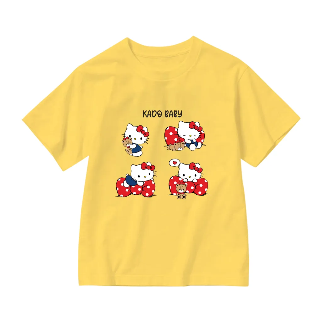 Áo thun kid form rộng Kado chất vải cotton dày dặn thoáng mát thoải mái Hello Kittie 2886_thumbnail_14