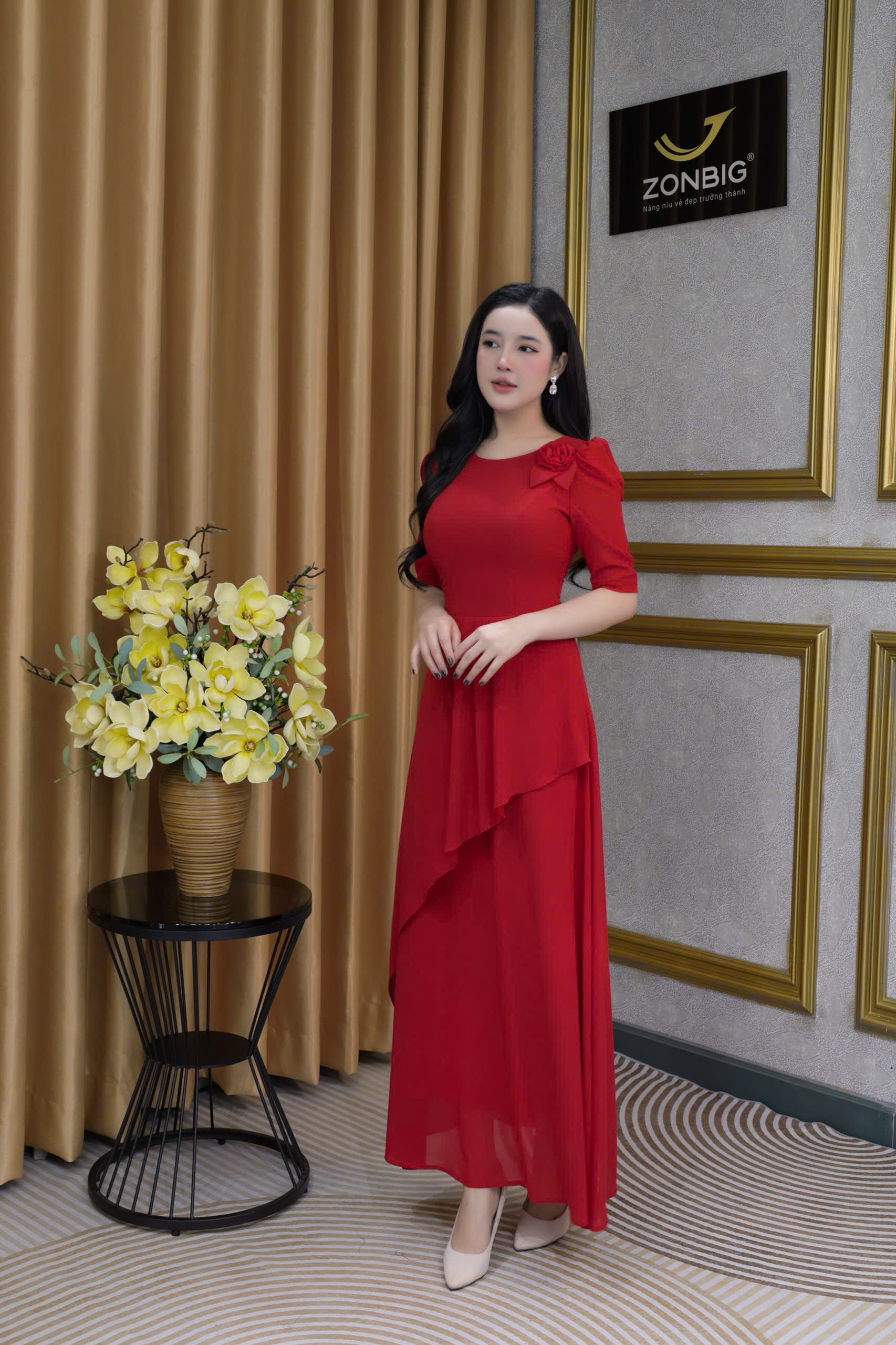 Đầm xòe - Y2110 - Thương hiệu ZONBIG