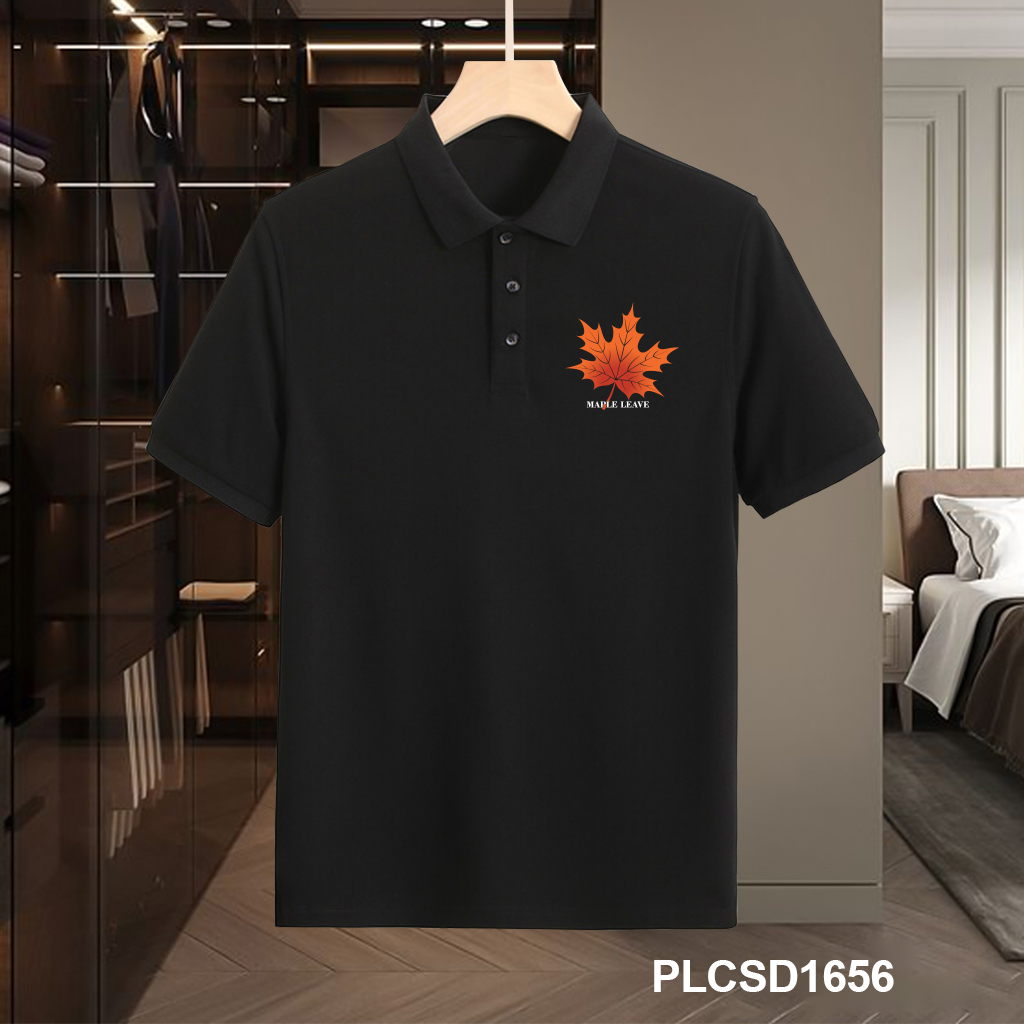 Áo polo nam form vừa regular vải cá sấu đứng form PLCSD1656 Miucho Iconic in artwork_thumbnail_4