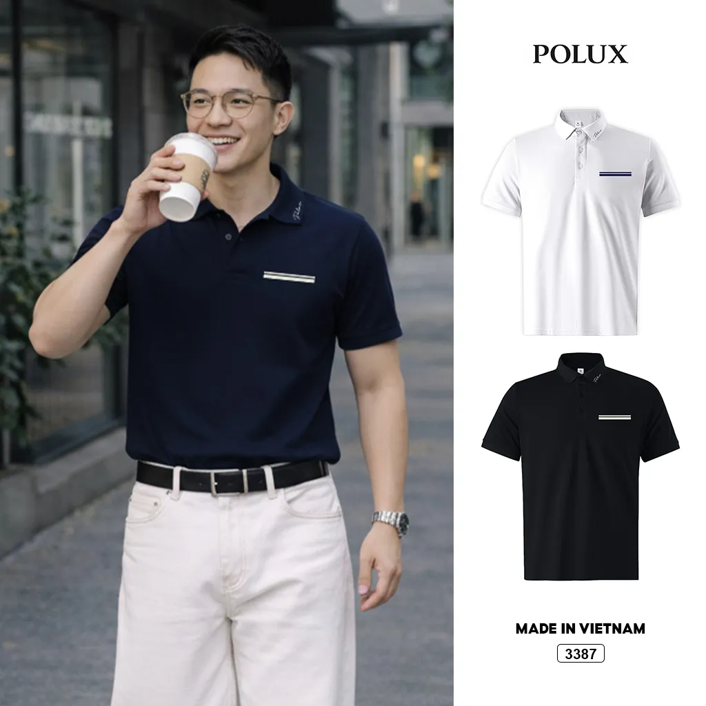 Áo polo cá sấu trẻ trung nhiều màu Polux 3387