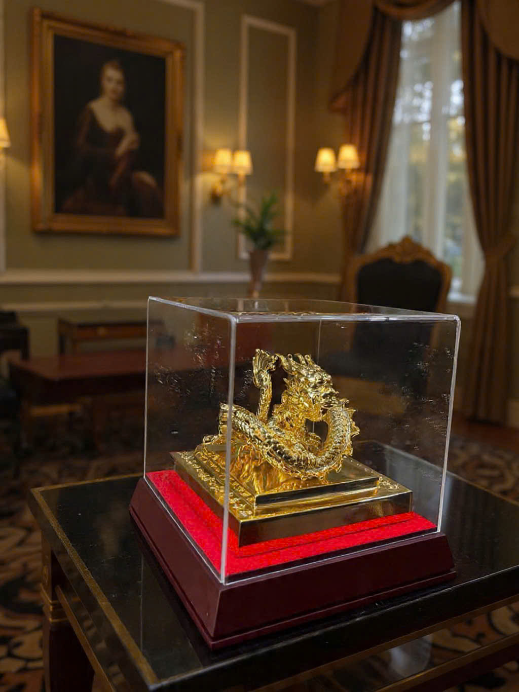 Ấn rồng Sắc Mệnh Chi Bảo dát vàng 9999_thumbnail_1