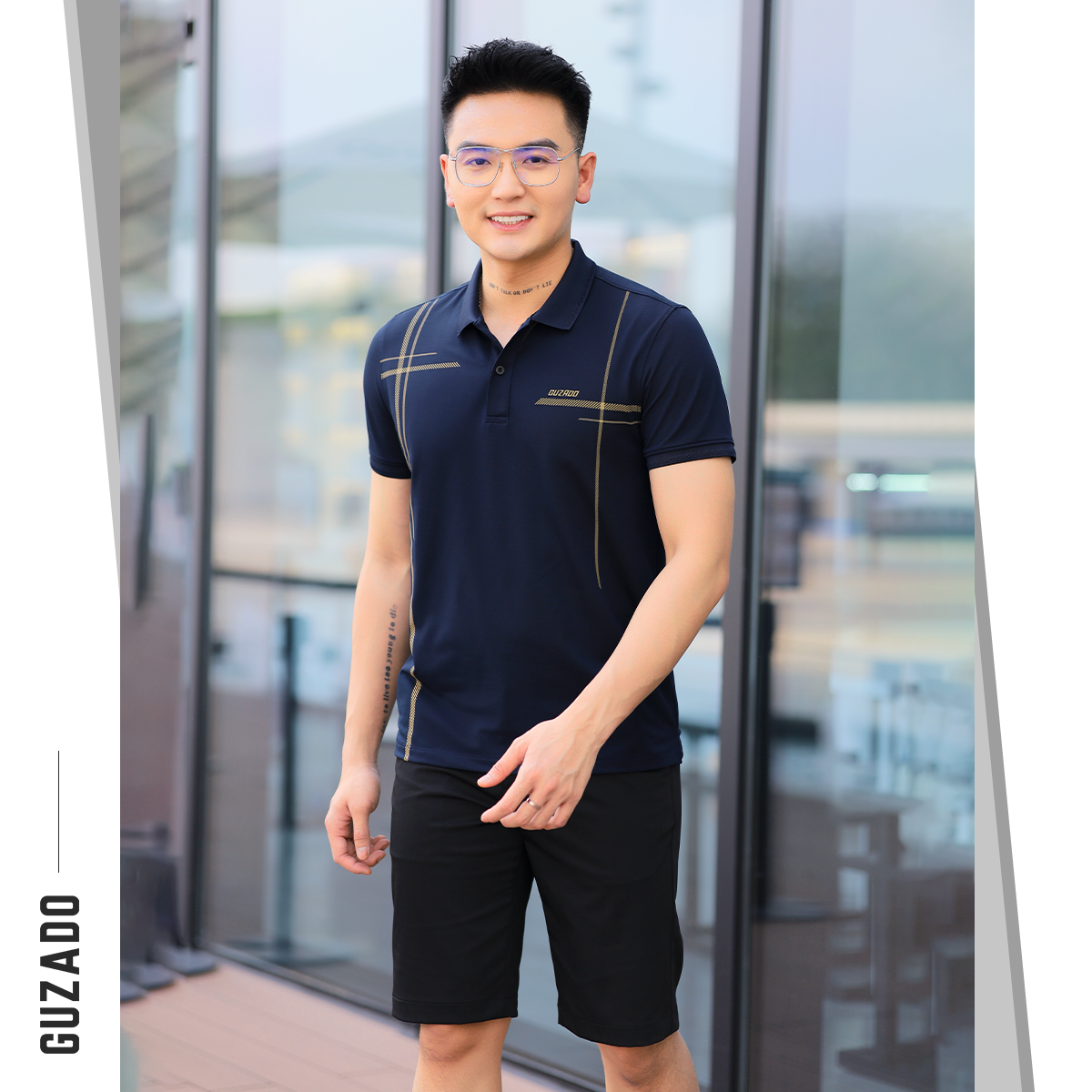 Áo Polo Nam GUZADO Sọc Thể Thao Nam Tính Sang Trọng GPS209_thumbnail_30