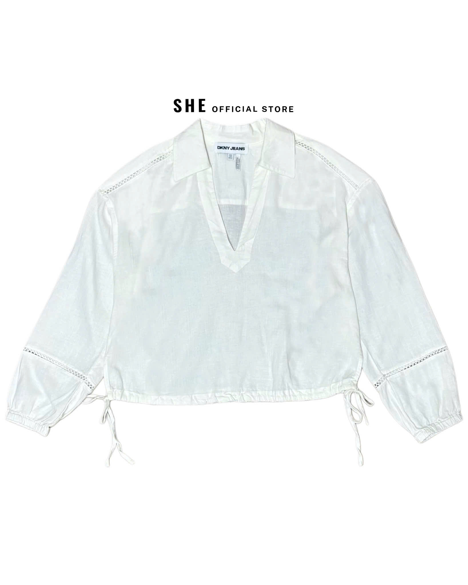 H253 ÁO DKNY TRẮNG