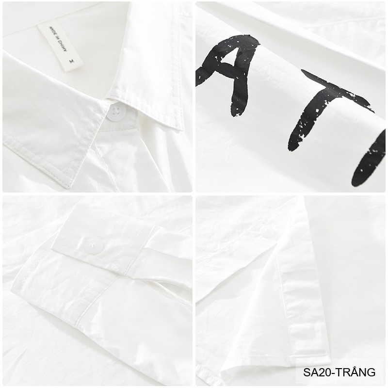 SA20 - Áo sơ mi nam tay dài in chữ BATMGA phong cách Hàn Quốc, chất cotton mềm mại, form rộng rãi_thumbnail_8