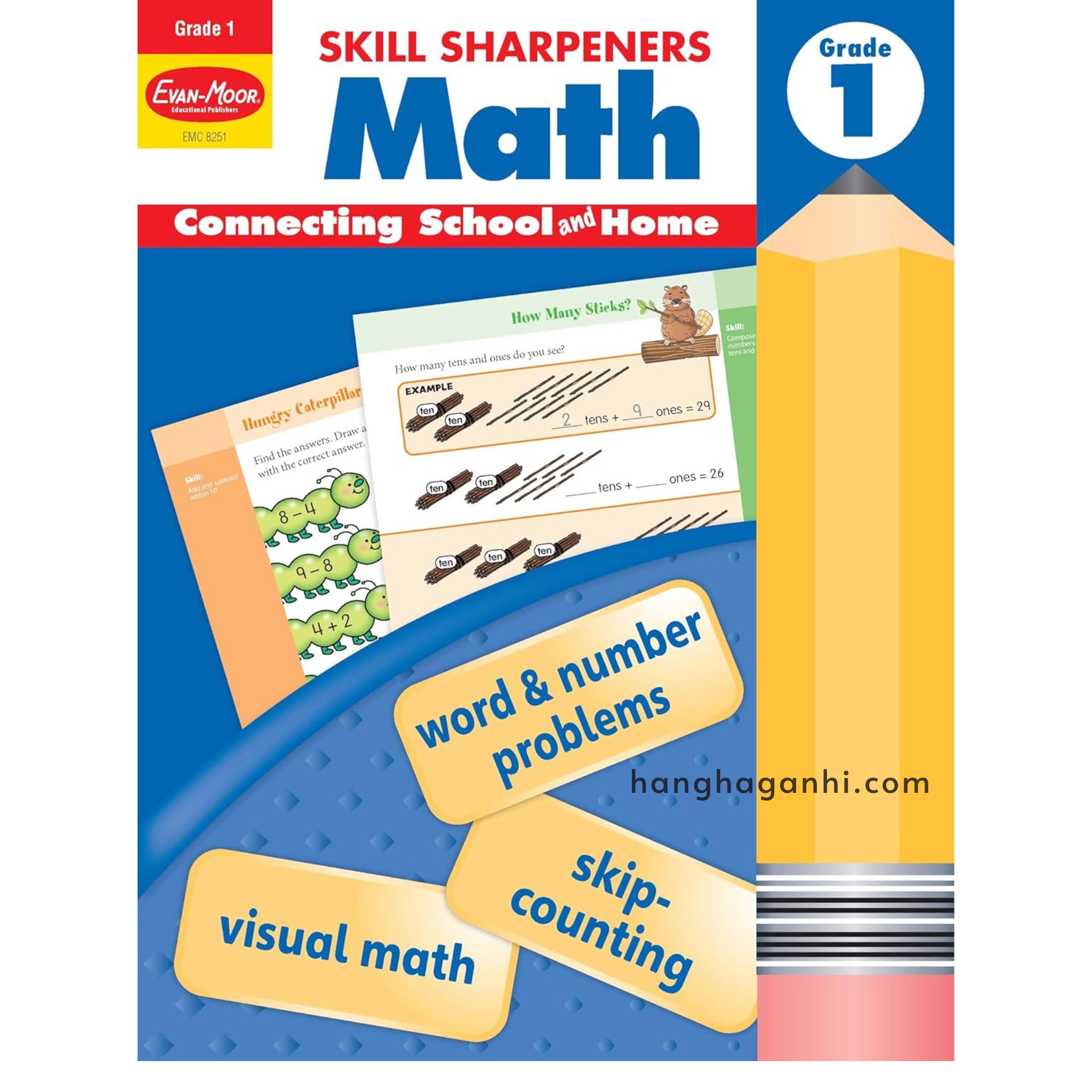 Bộ sách Skill Sharpeners Math (8 Quyển) – NXB Evan-Moor_thumbnail_1