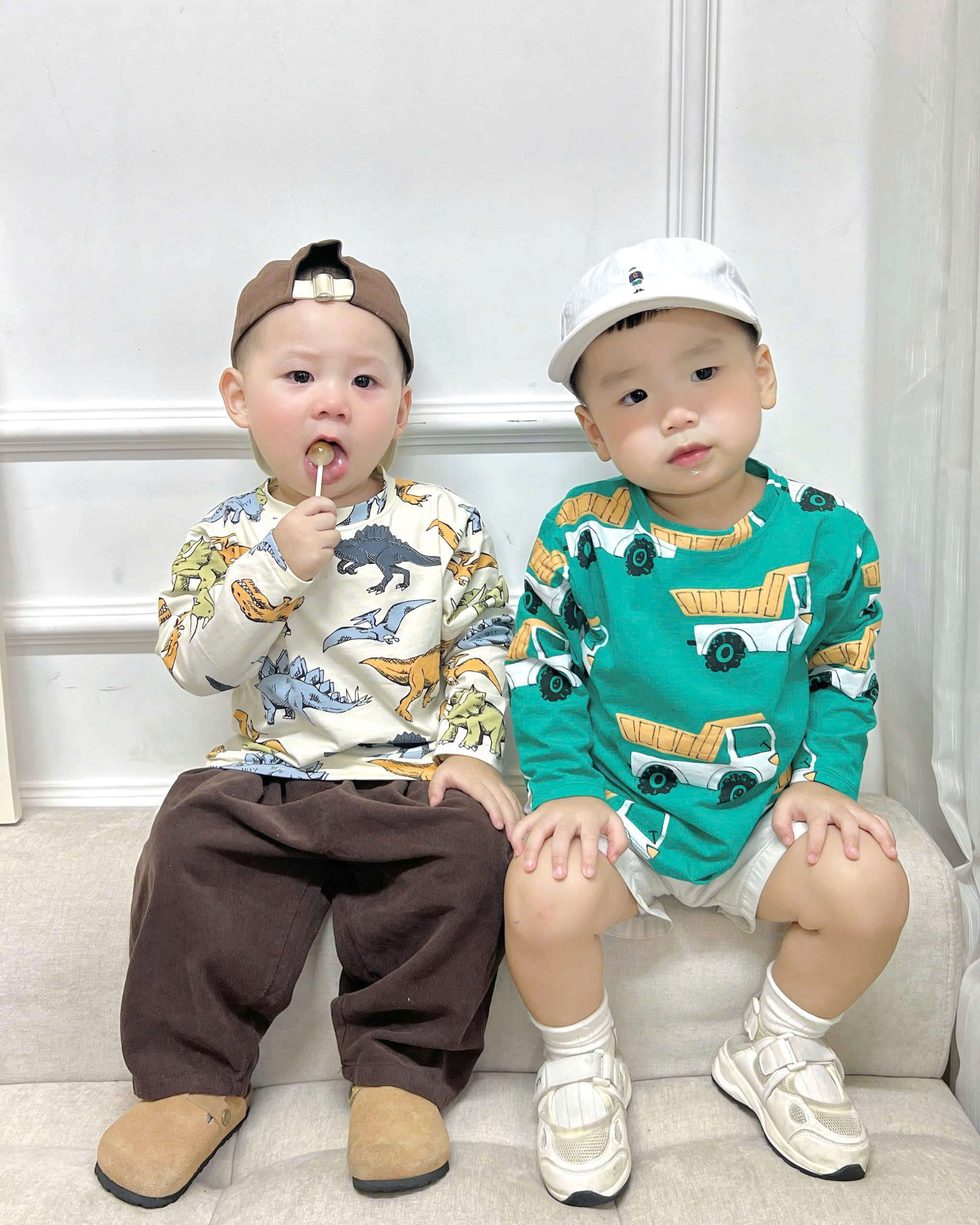 B67 SET 4 ÁO Ô TÔ TẢI XANH 4 MÀU- A106.245