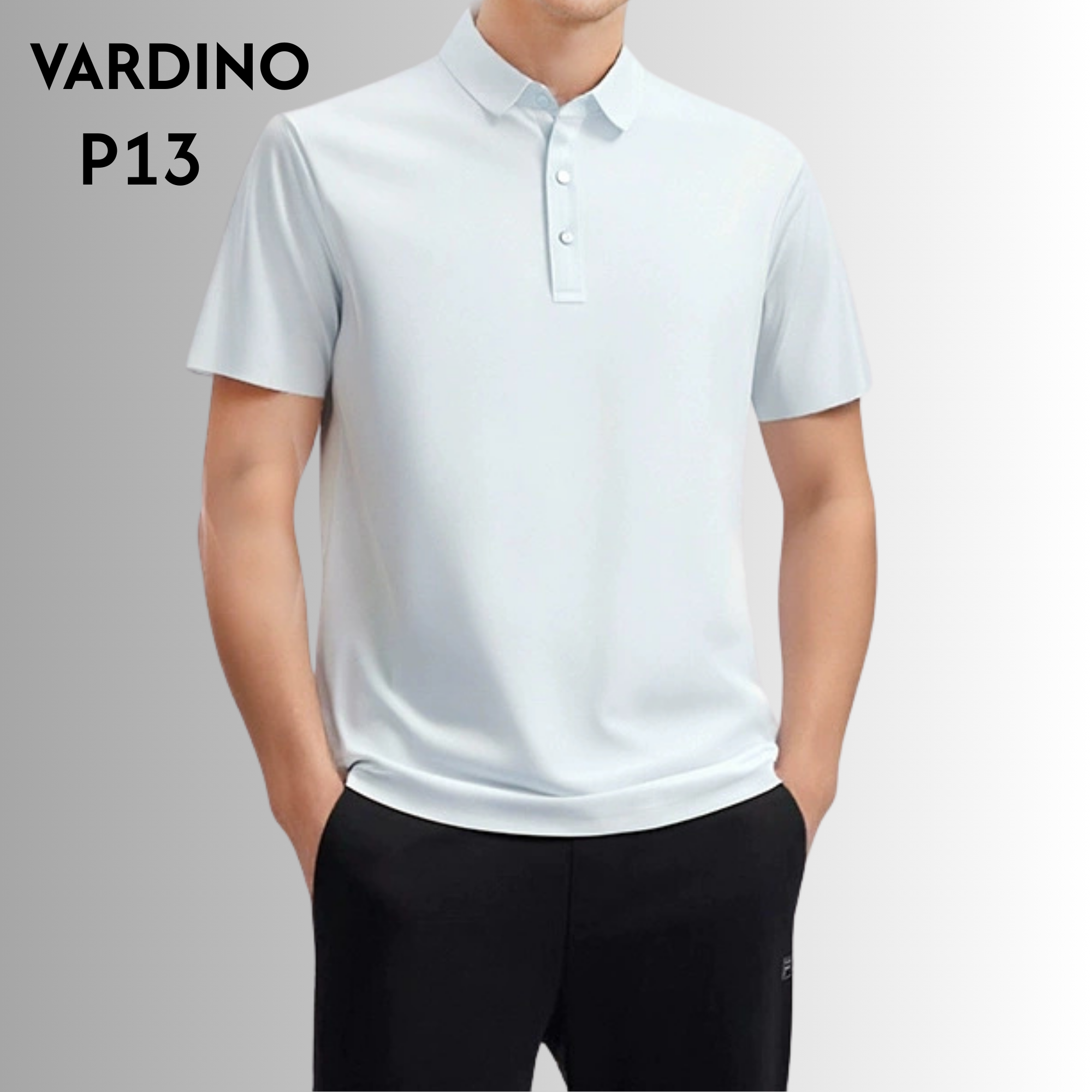 Áo polo băng lạnh trắng Vardino P13_thumbnail_1