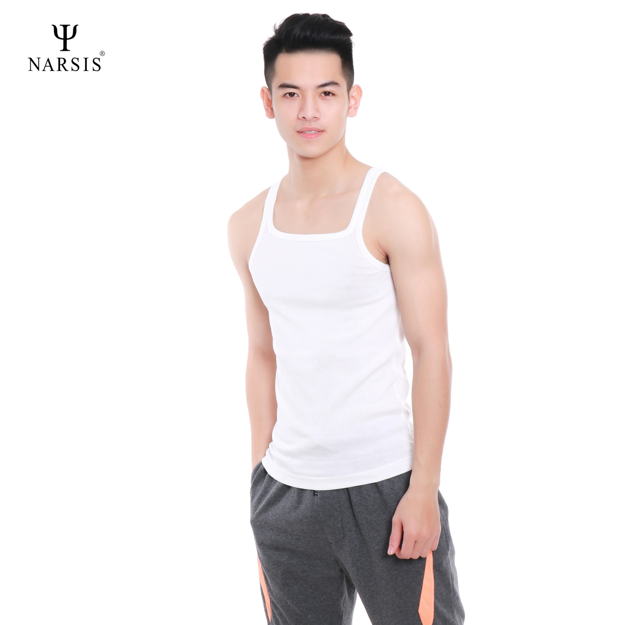 ÁO MAY Ô NAM D4080 NARSIS VẢI COTTON MỀM MẠI, CO GIÃN TỐT, VẢI THOẢI MÁI VẬN ĐỘNG, HÚT ẨM TỐT