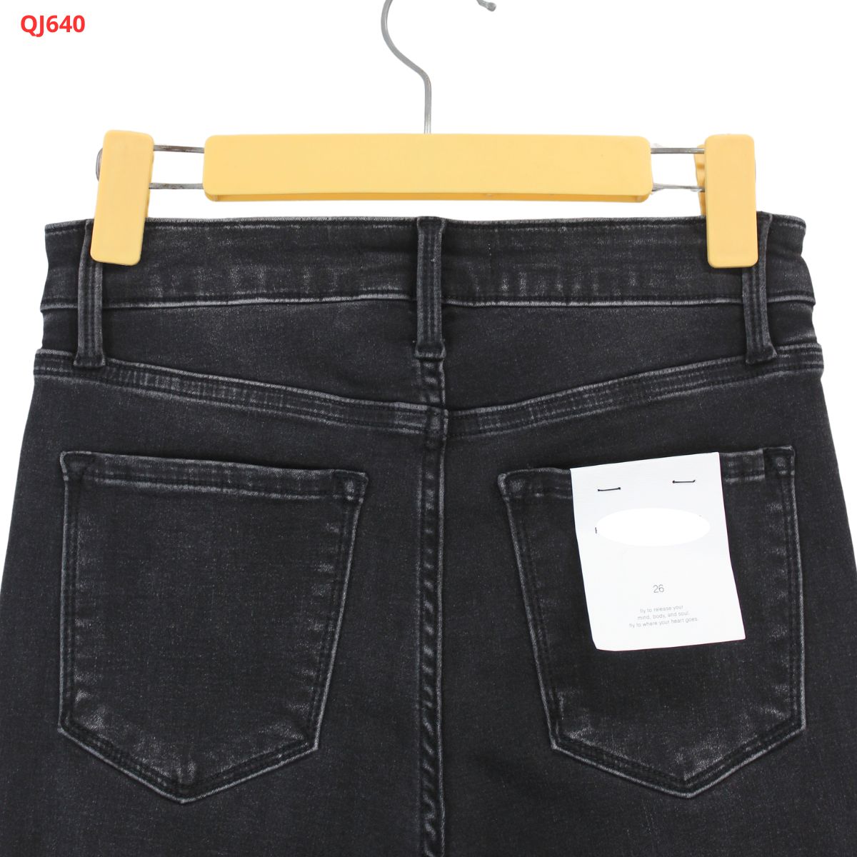 QJ640 Quần jeans ôm - đen_thumbnail_12