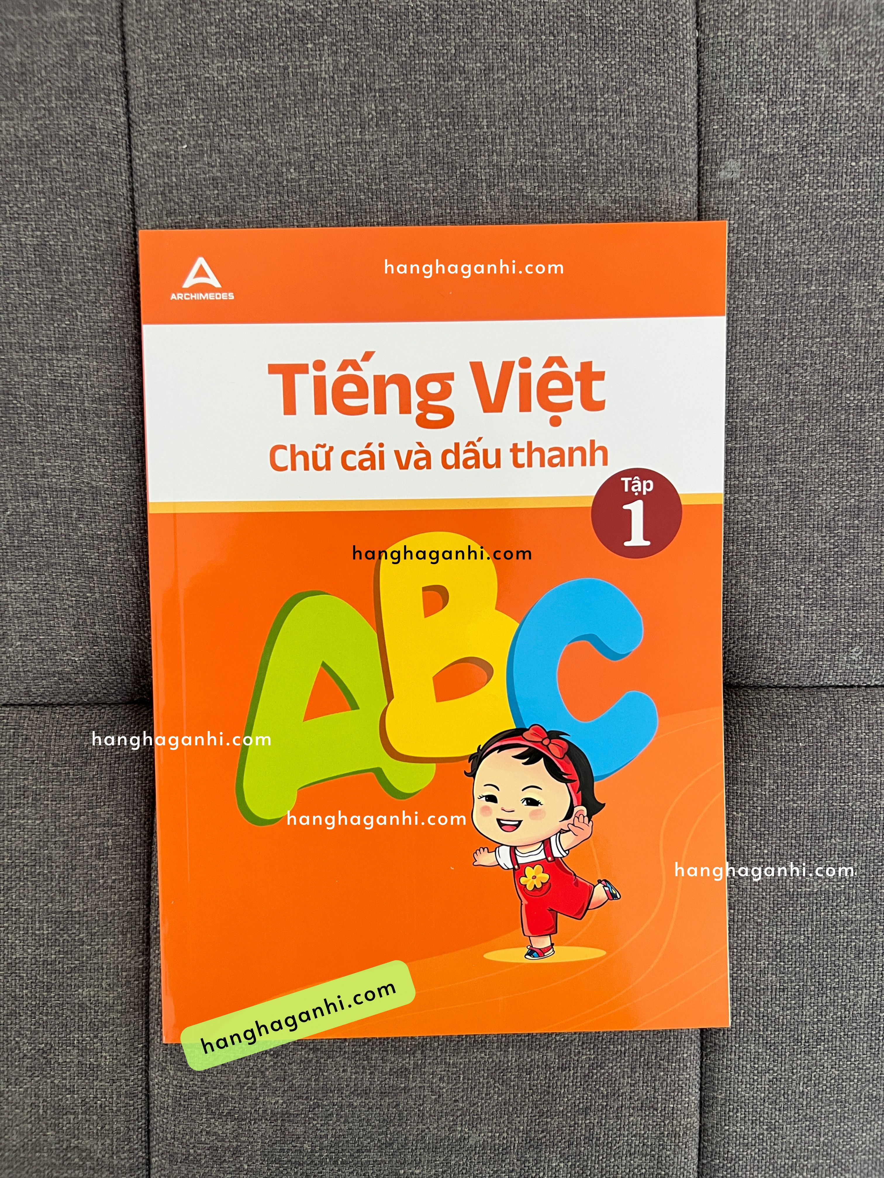 Sách Archimedes Tiếng Việt chữ cái và dấu thanh tập 1