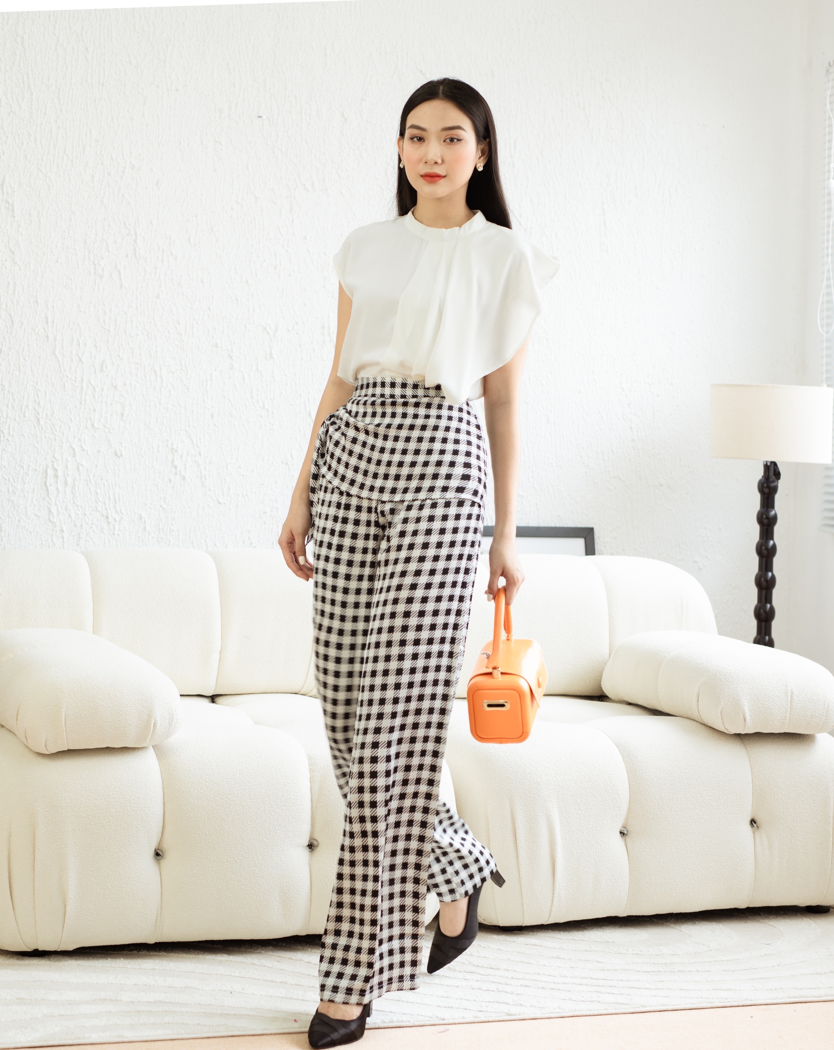 Quần suông kiểu Hàn quốc