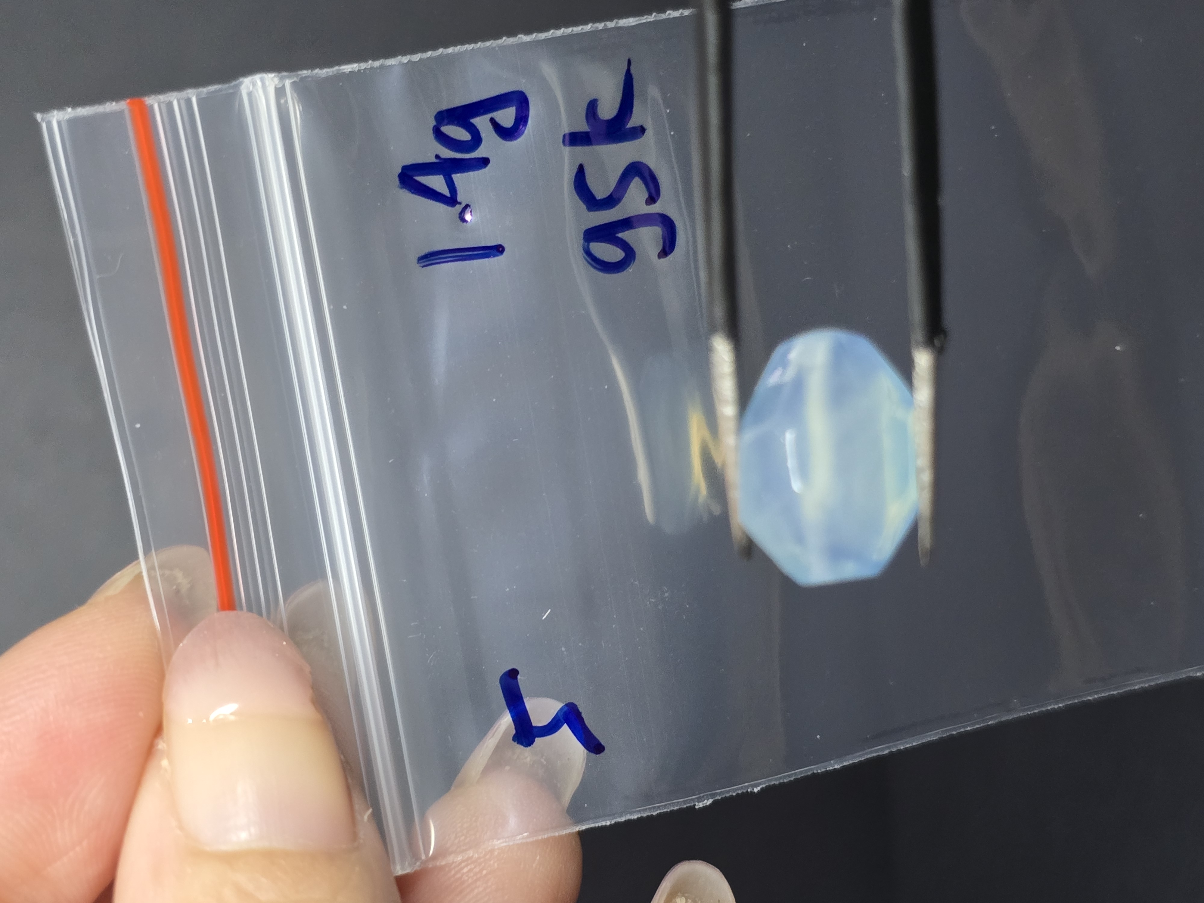 Hạt Lẻ Đá Aquamarine Freeform  (Đã Xỏ Lỗ - Bán Lẻ 1 Viên)_thumbnail_9