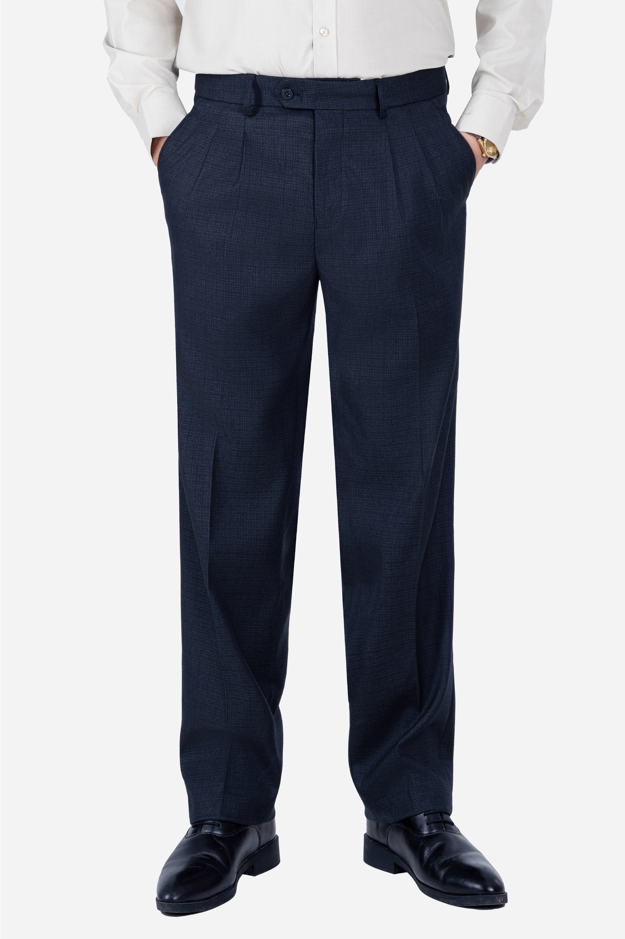 Quần Âu 2 Li Nam Trung Niên ANCHI Chất Liệu Cotton Cao Cấp Phom Suông Ống Rộng Màu Nâu_thumbnail_28