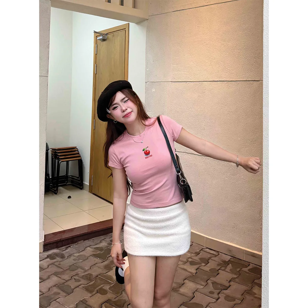 Áo baby tee form ôm body Apple Beezy 3335 tôn dáng_thumbnail_5