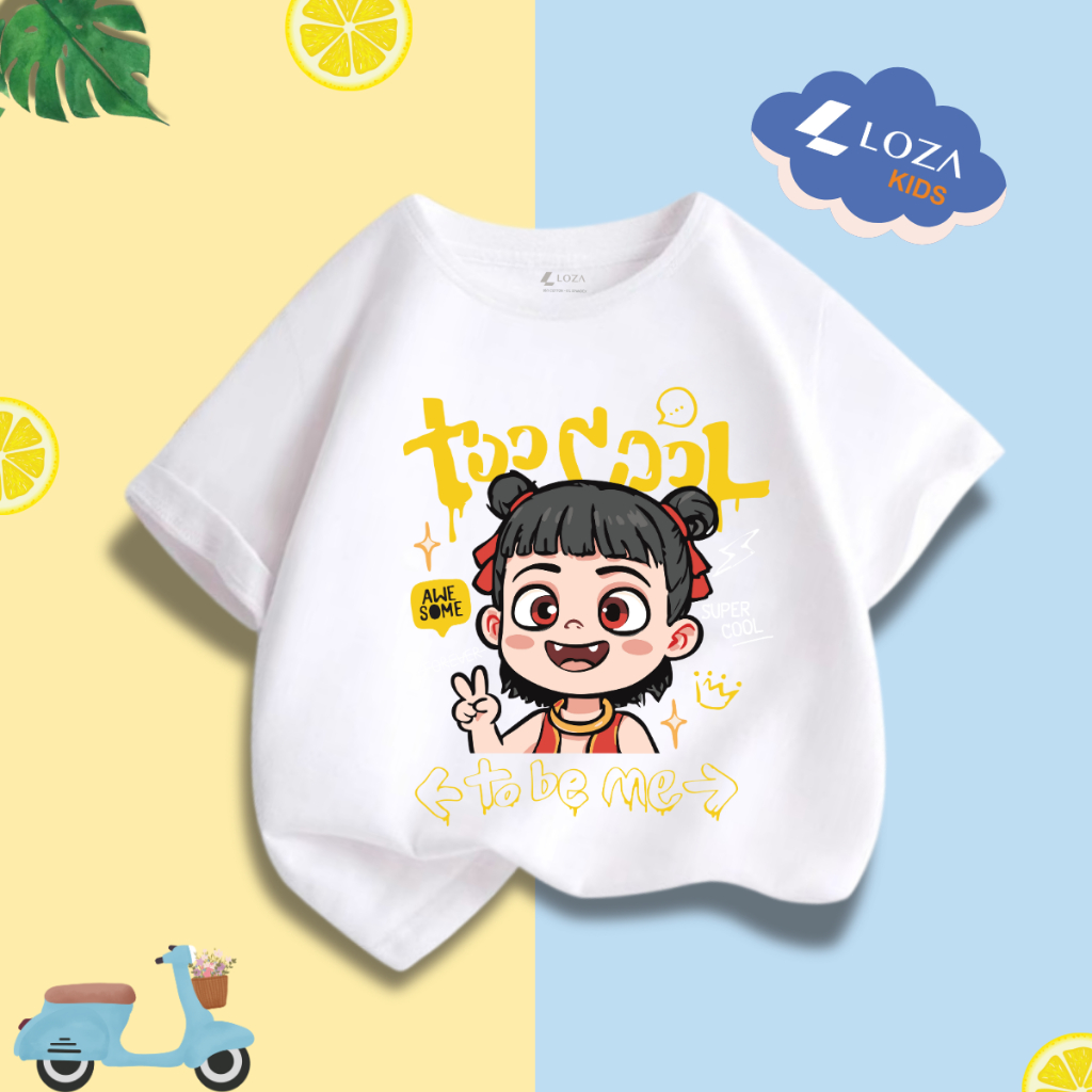 Áo thun bé trai màu trắng in hình Natra nhiều mẫu - Loza Kids  AT062_thumbnail_4