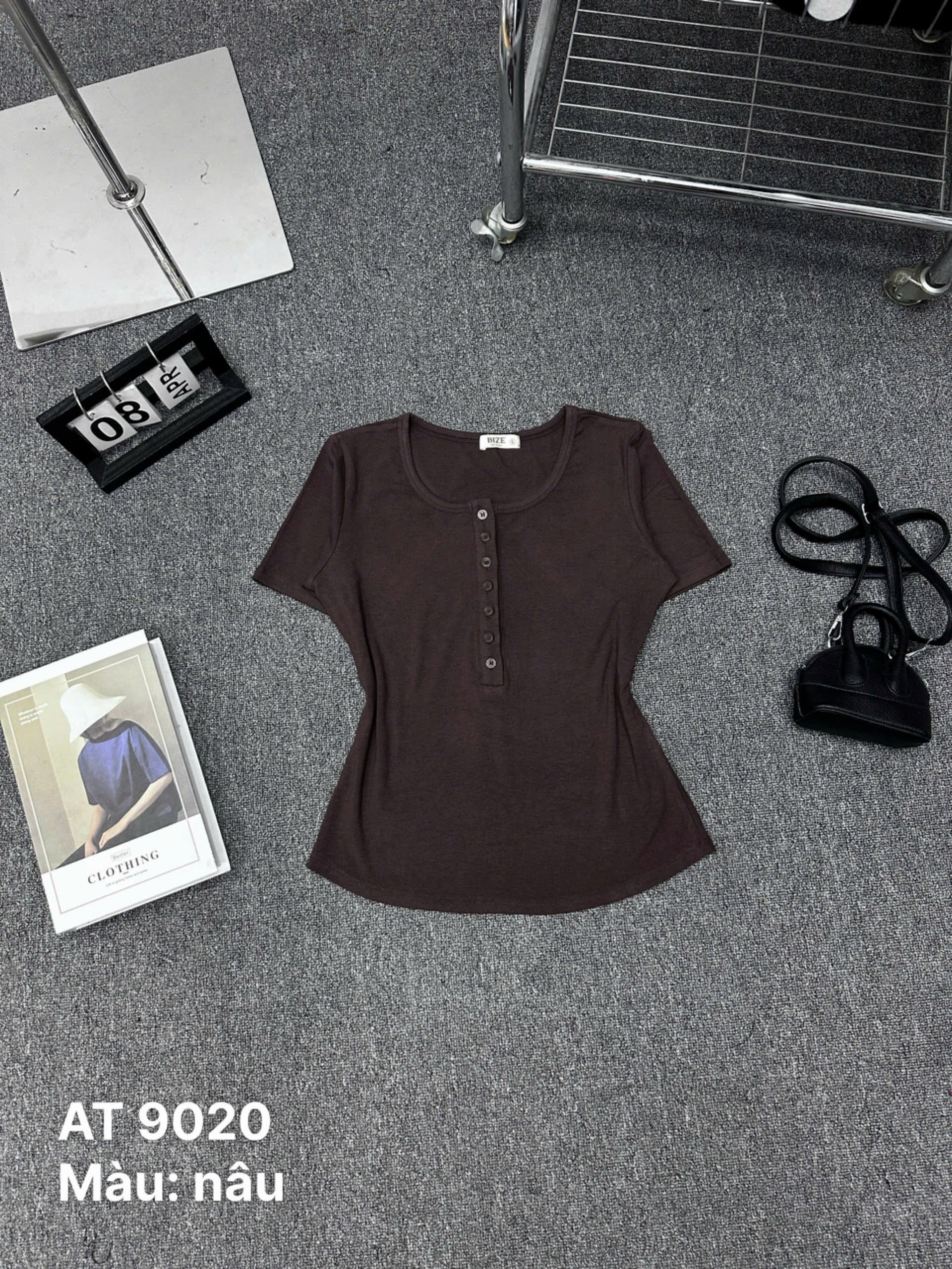 Áo thun tay ngắn phối nút kiểu bigsize AT9020 dành cho nàng béo mập từ 55-90kg_thumbnail_24