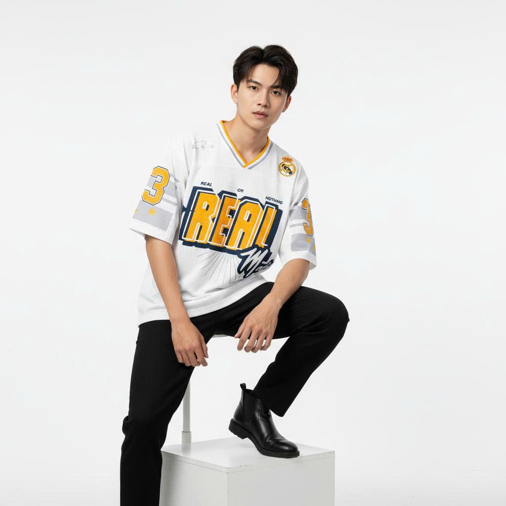 Áo Jersey Strivend CLB Real trắng_thumbnail_6
