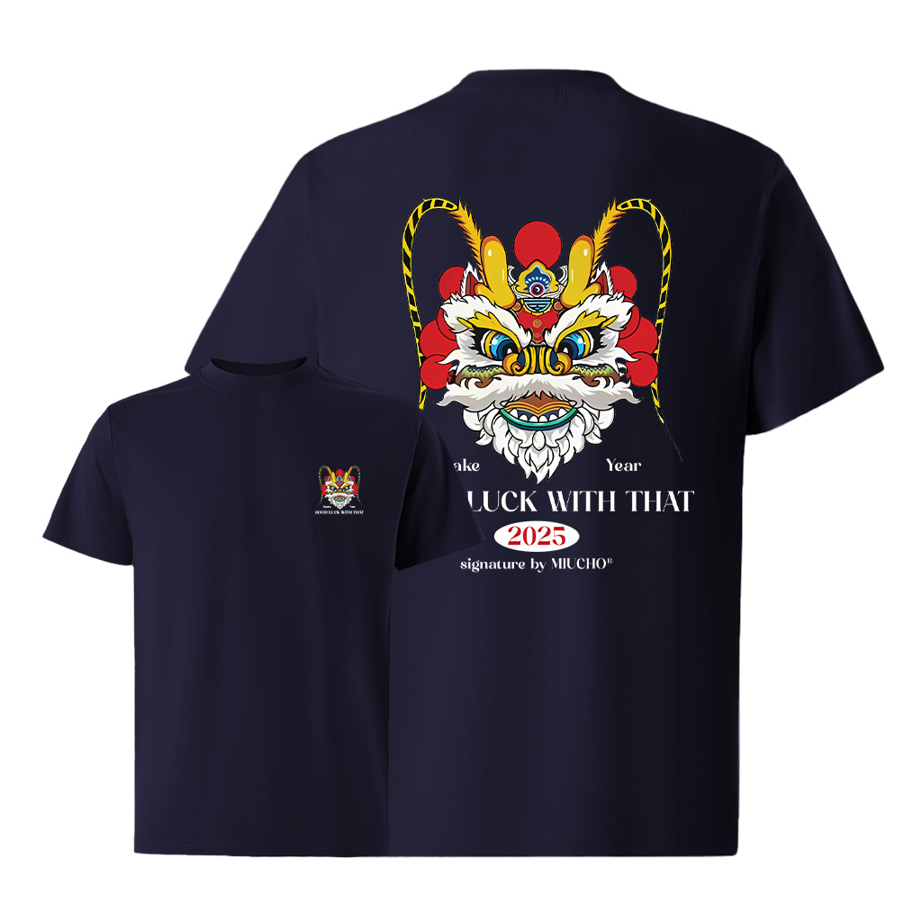 Áo phông nam form rộng 1874 Miucho Iconic vải cotton 4c thoáng mát cổ tròn in mix_thumbnail_8