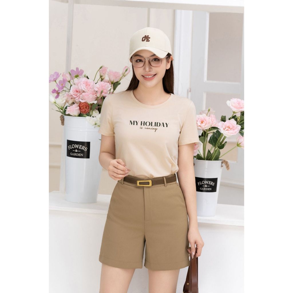 [Form Vừa] Áo phông nữ LOZA dáng suông vừa chất liệu thun 95% cotton - G0136_thumbnail_9