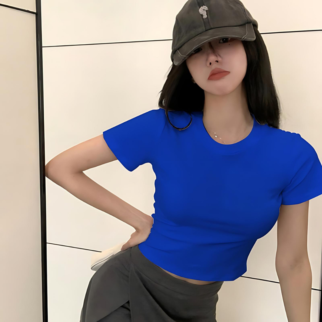Áo croptop nữ ôm body trơn nhiều màu - LOZA PH403302_thumbnail_3