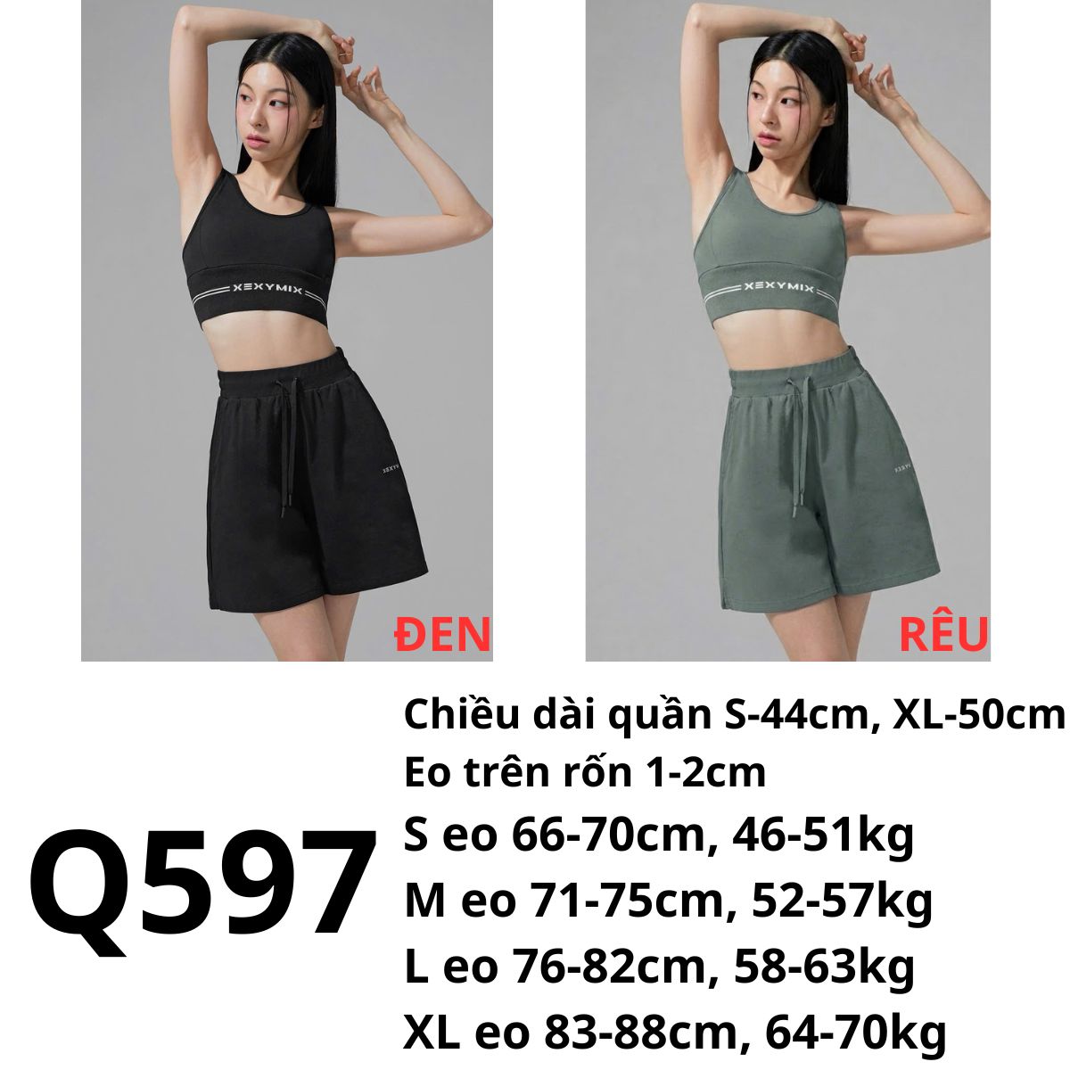 Q597- Quần đùi nữ
