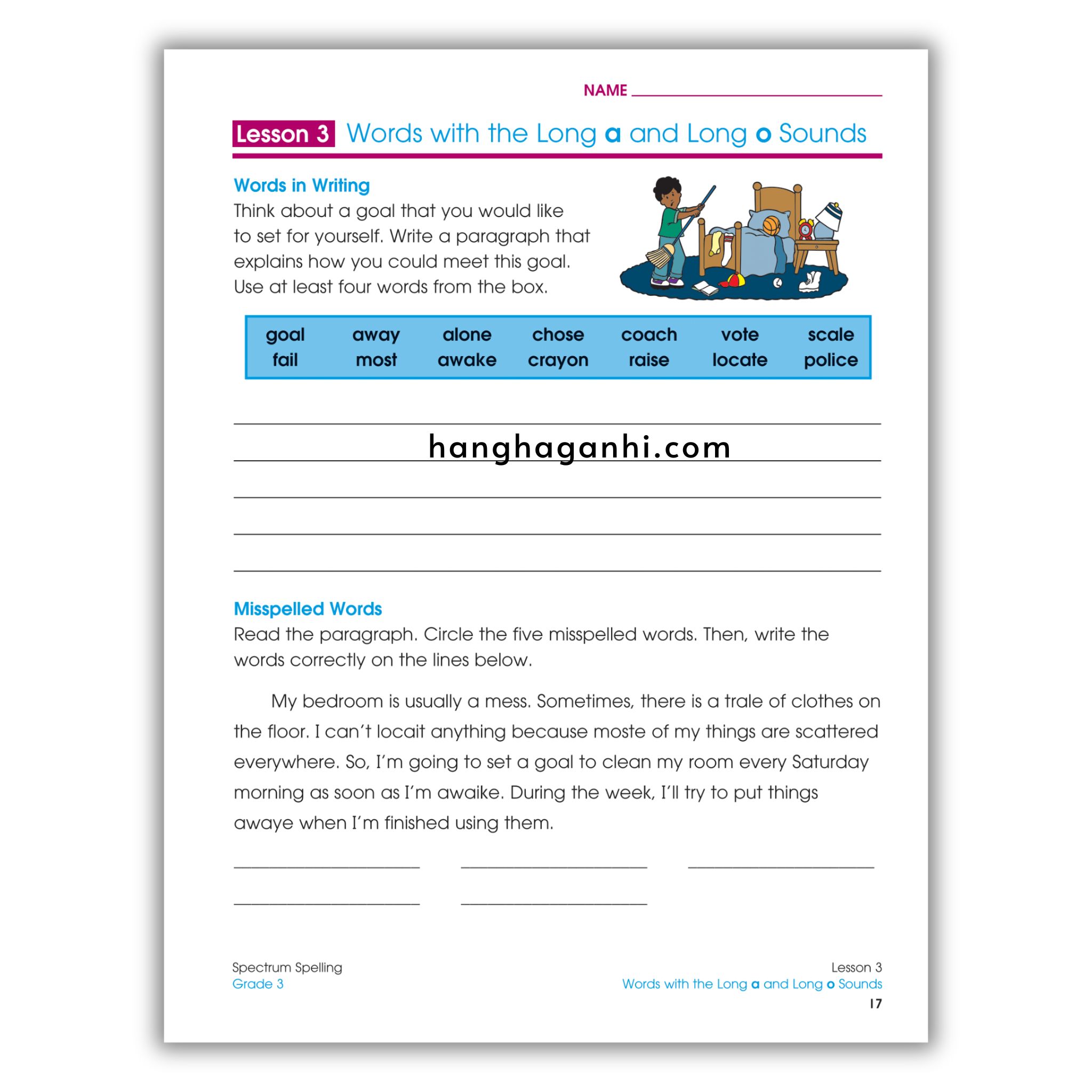 Sách Spectrum Spelling Workbook Grade 3_thumbnail_13