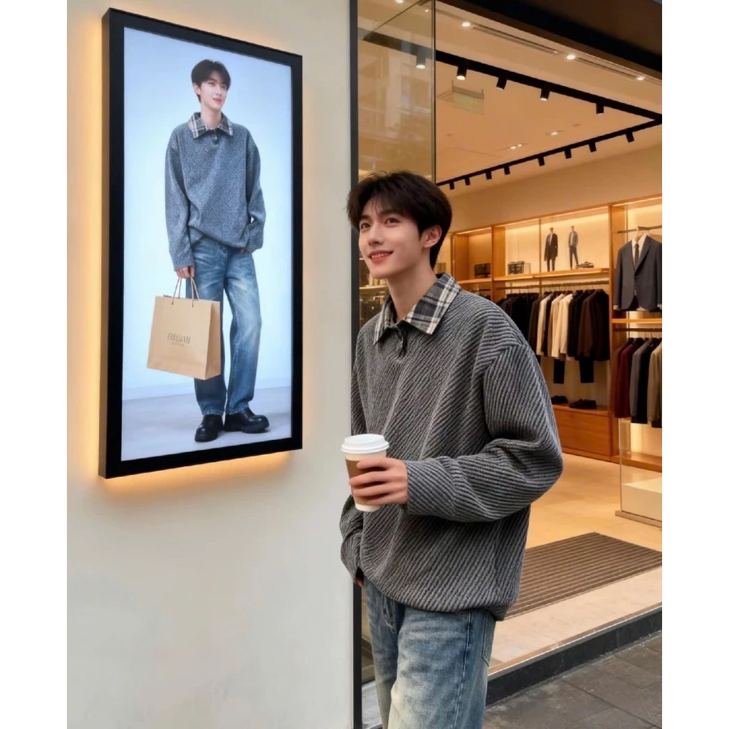 Áo Len Kim Tuyến Nam POLO Thanh Lịch Phong Cách Hàn Quốc Trẻ Trung_thumbnail_3