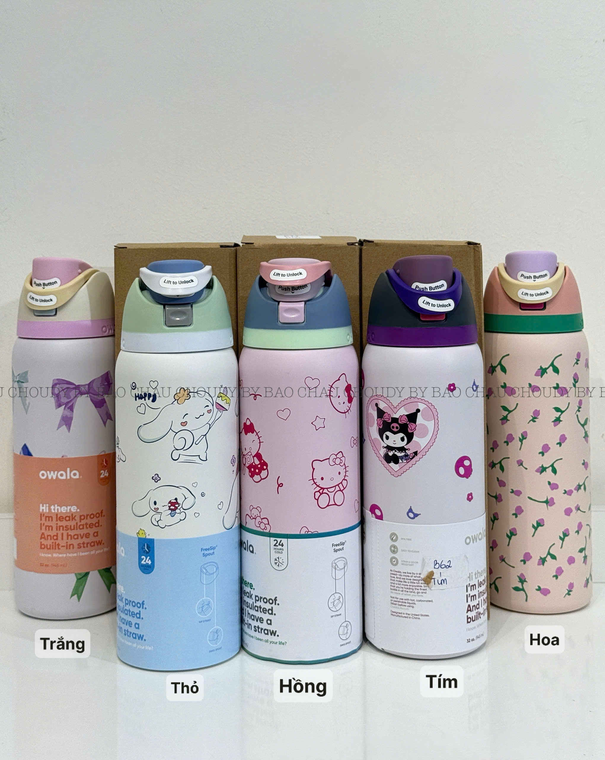 B72 BÌNH GIỮ NHIỆT 5 MÀU