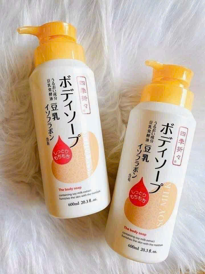 Sữa Tắm Soy Milk The Body Soap Nhật Bản (600ml)_thumbnail_2