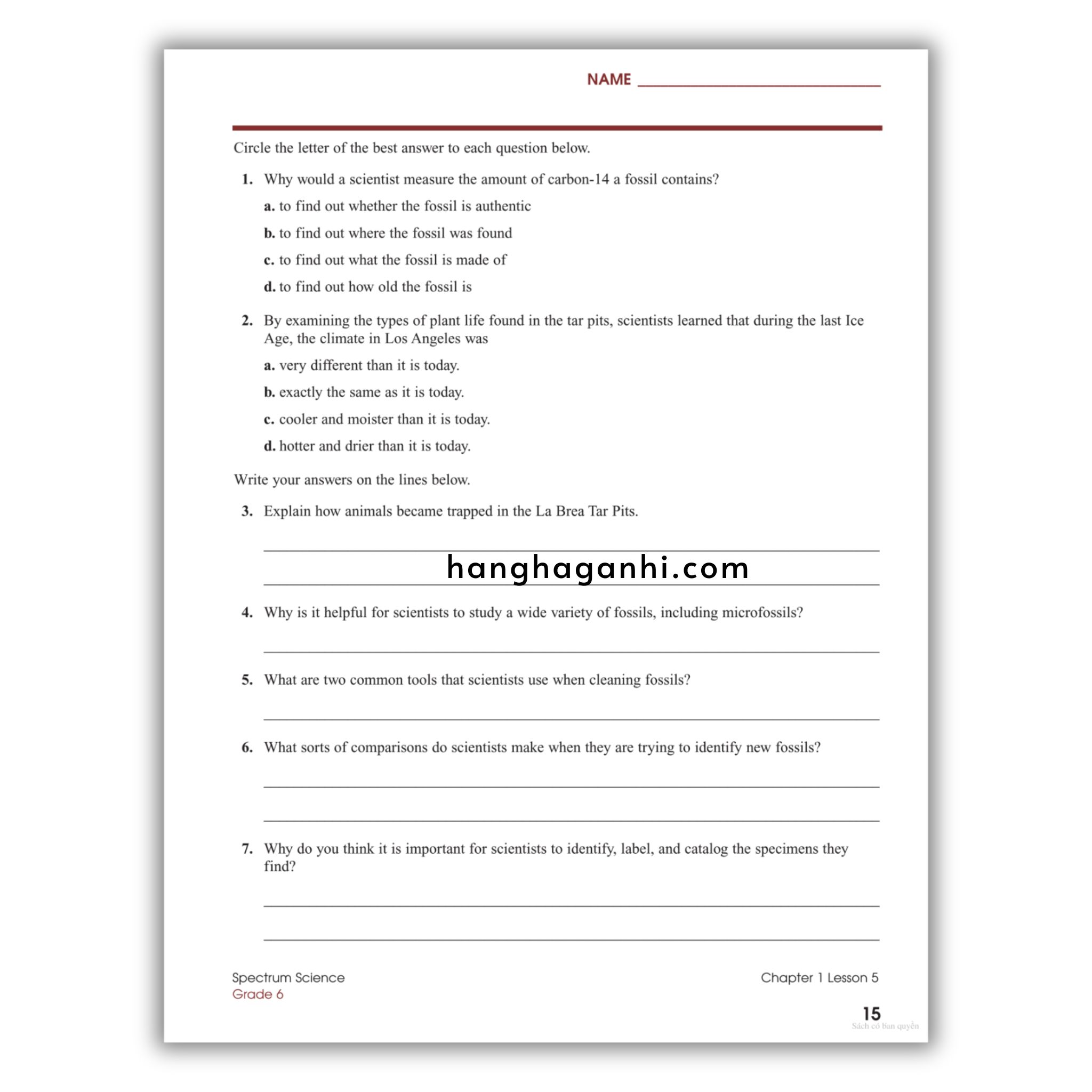 Sách Spectrum Science Workbook Grade 6_thumbnail_13
