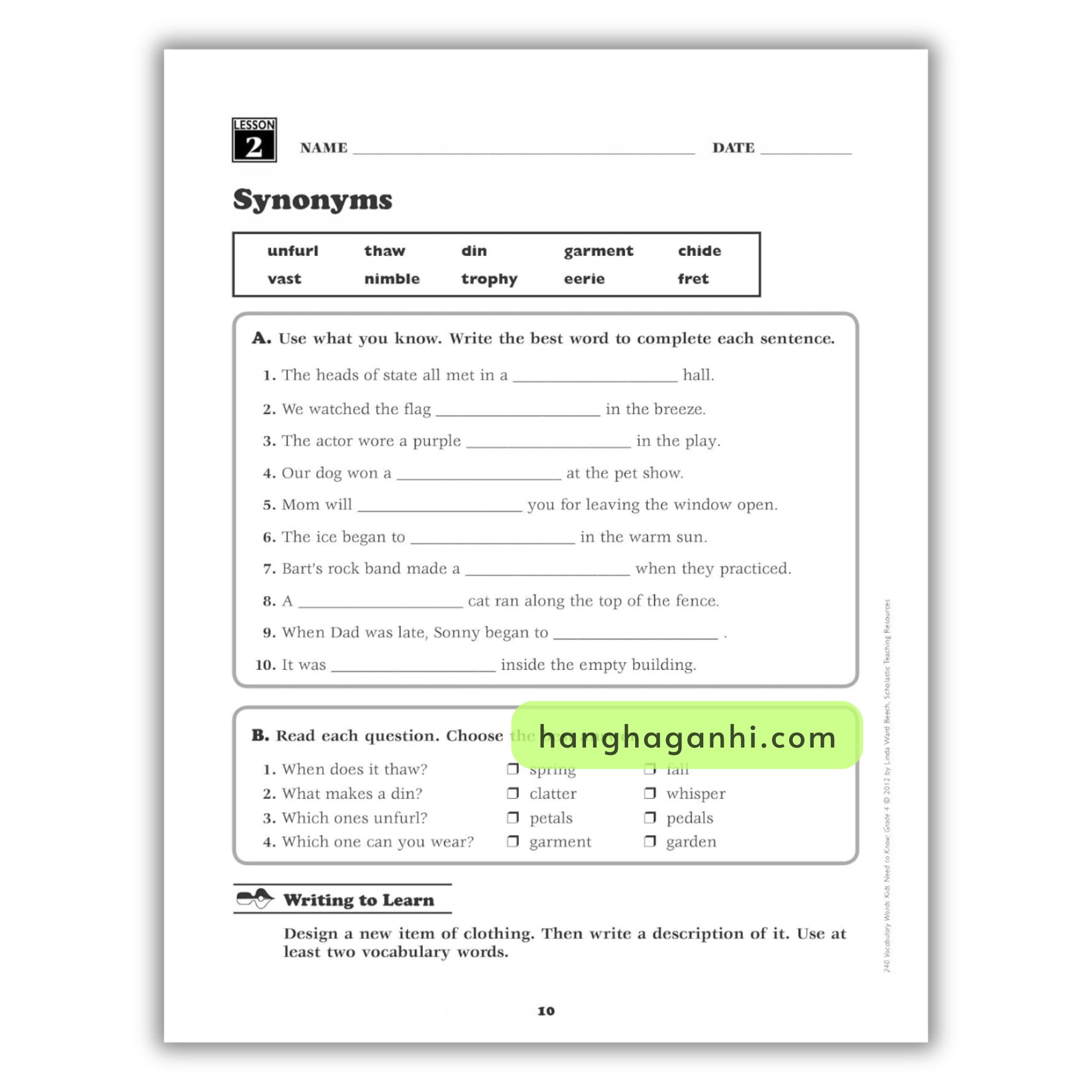 Sách 240 Vocabulary Words Kids Need To Know – Trọn bộ 6 cuốn_thumbnail_21