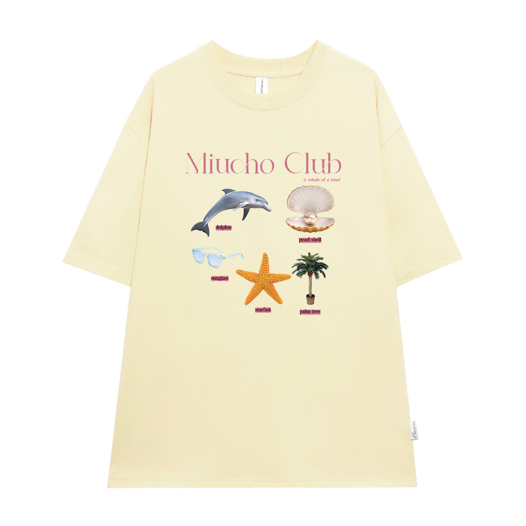 Áo thun đi biển form rộng mùa hè unisex ATD1053 Miucho tay lỡ cổ tròn in mix_thumbnail_17