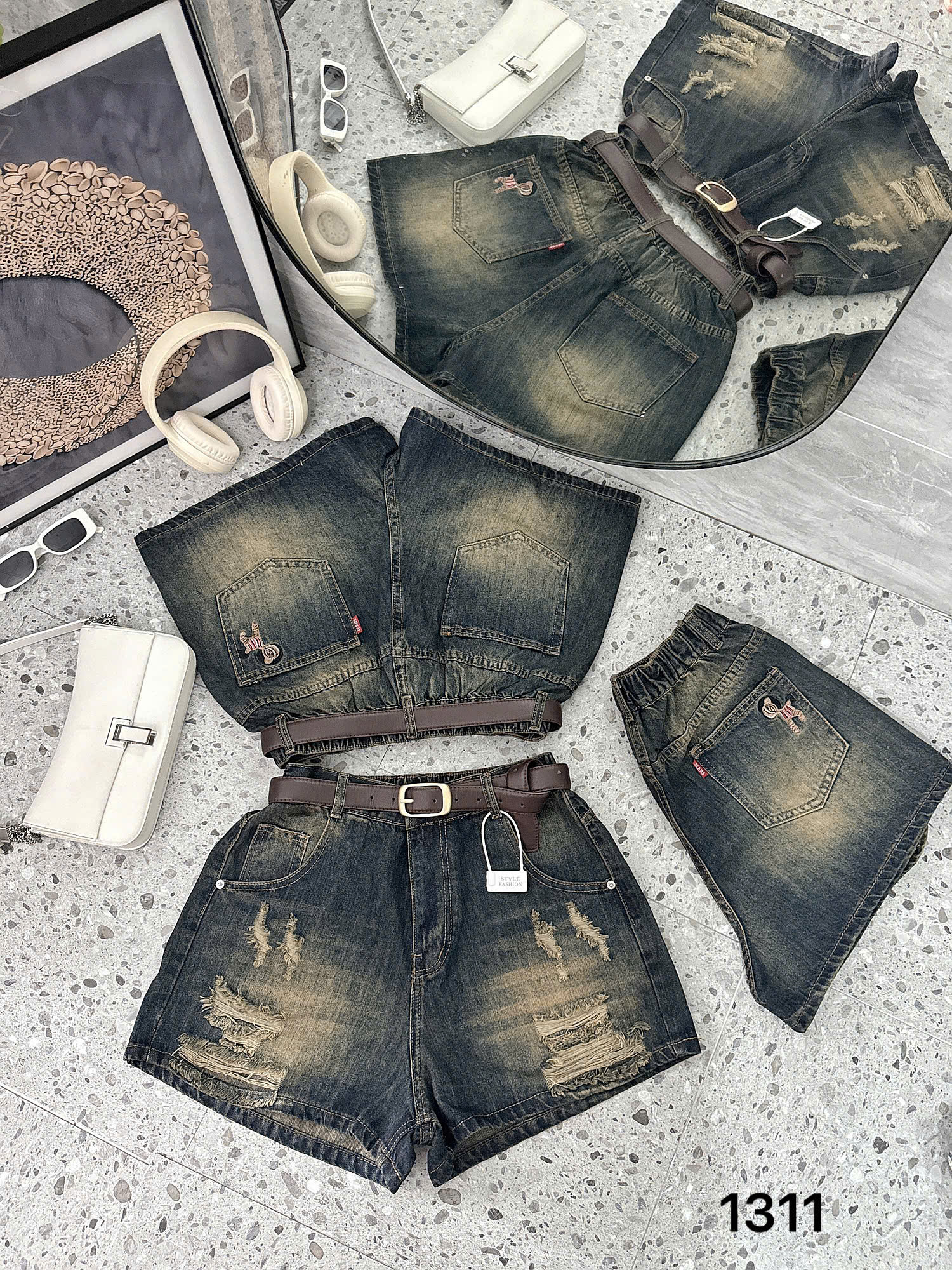 BIGSIZE NỮ- Quần short ngắn thêu ngựa T-QSJ1311_thumbnail_2