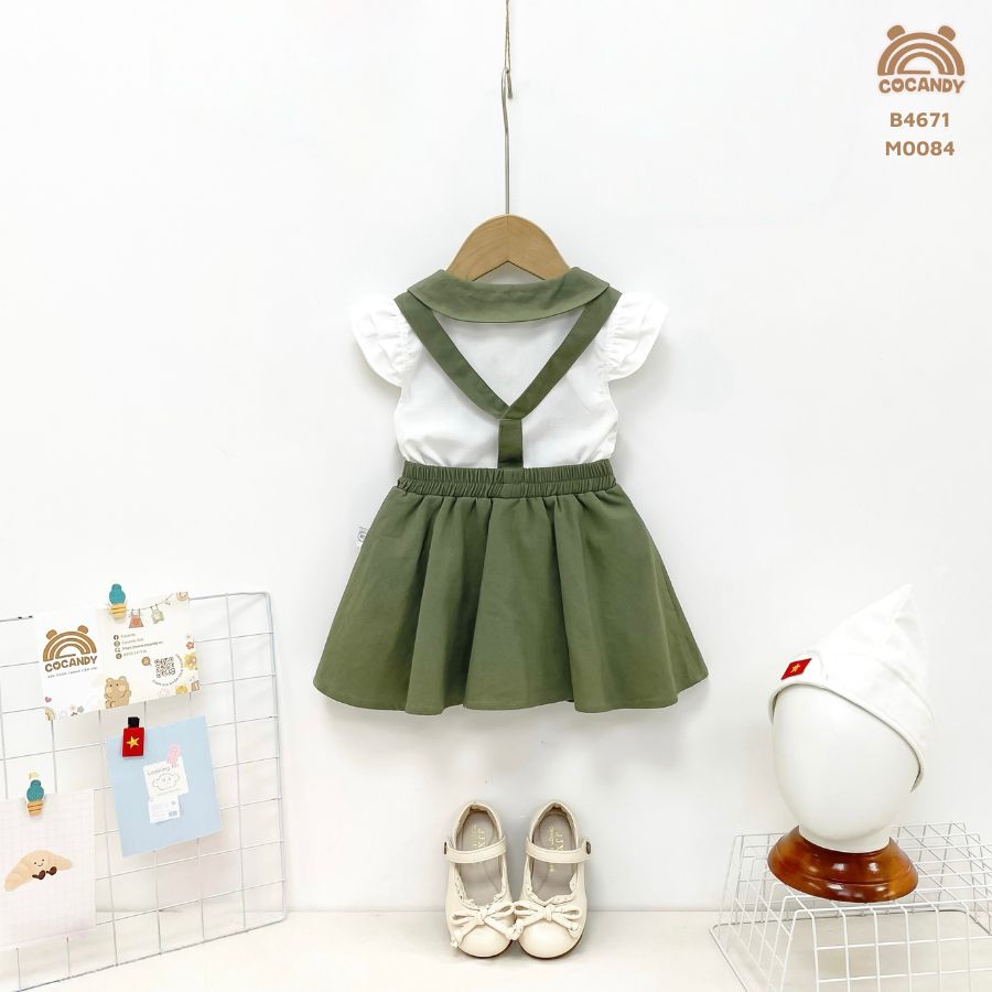Bộ yếm váy XANH RÊU bé_thumbnail_1