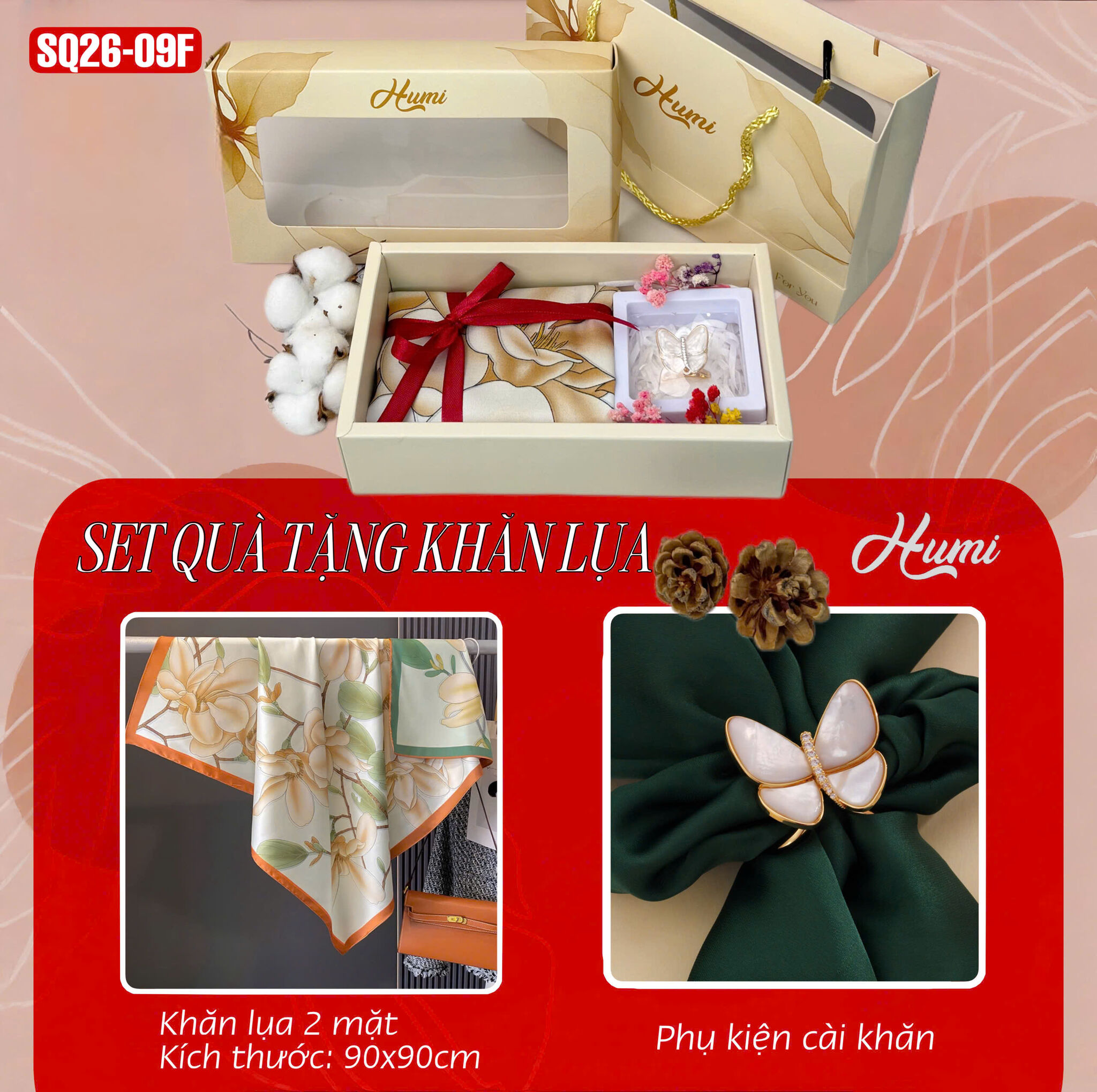SET QUÀ KHĂN 90 (SQ26-09F)
