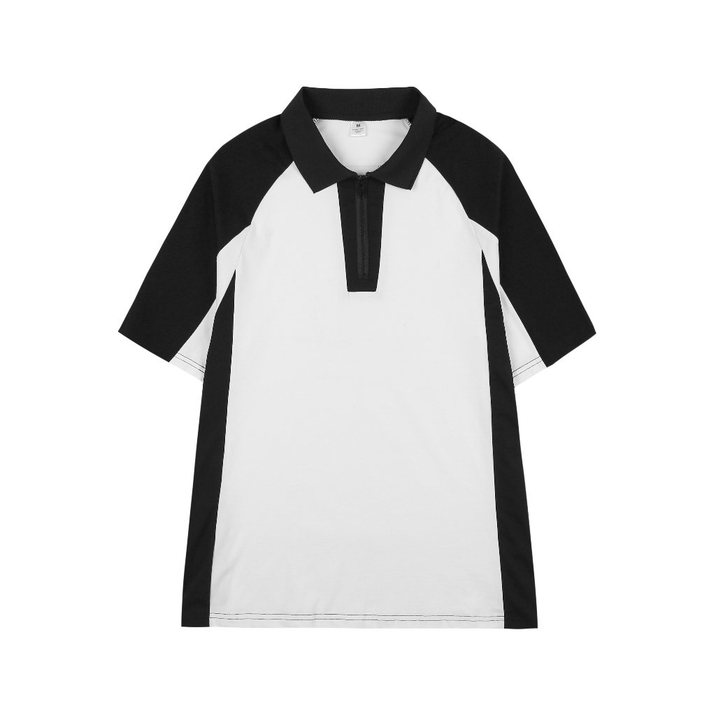 Áo polo nữ trơn phối khoá form rộng PLPKT01 Miucho_thumbnail_10